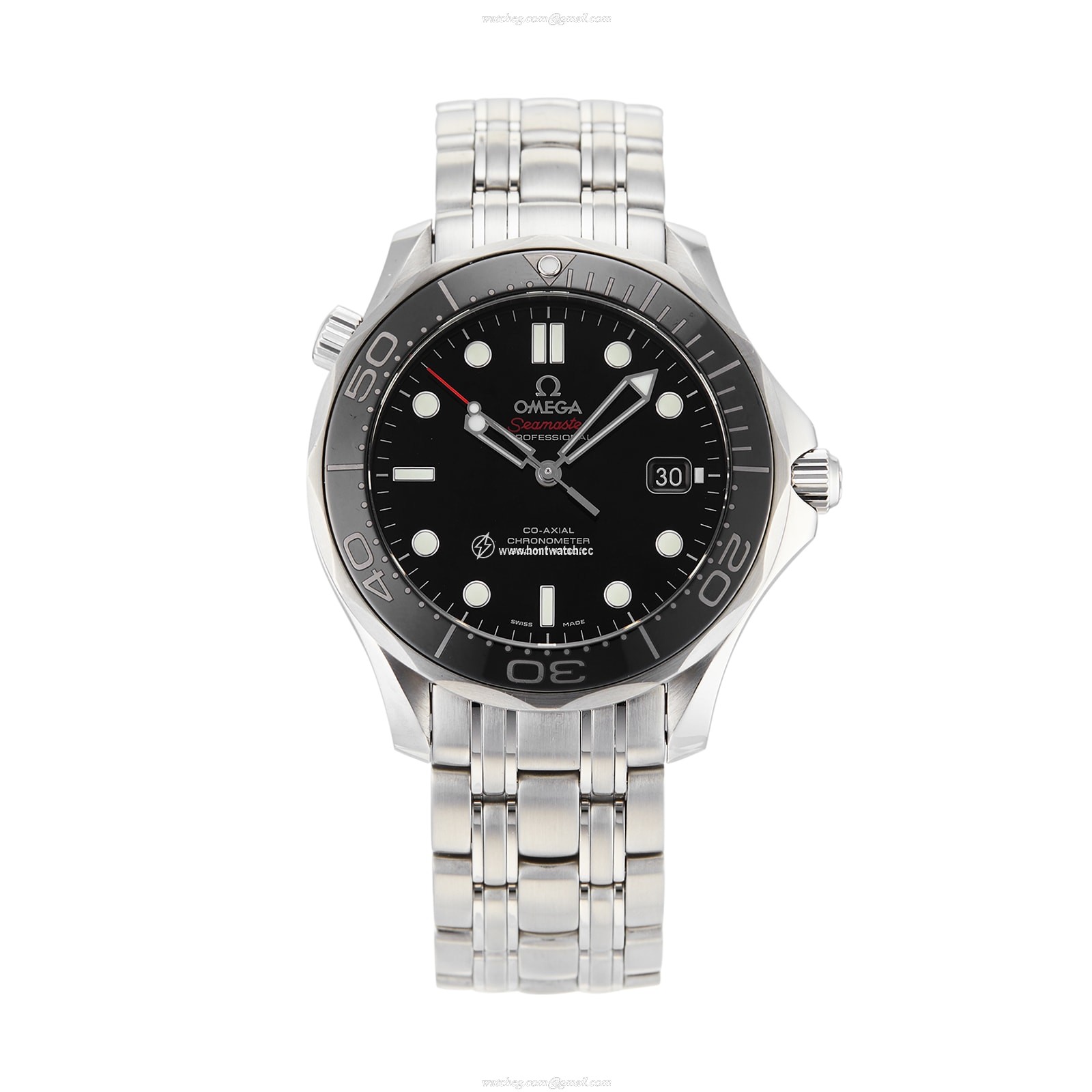 Omega Seamaster Diver 300M Automatic Black Dial 41mm Steel Watch