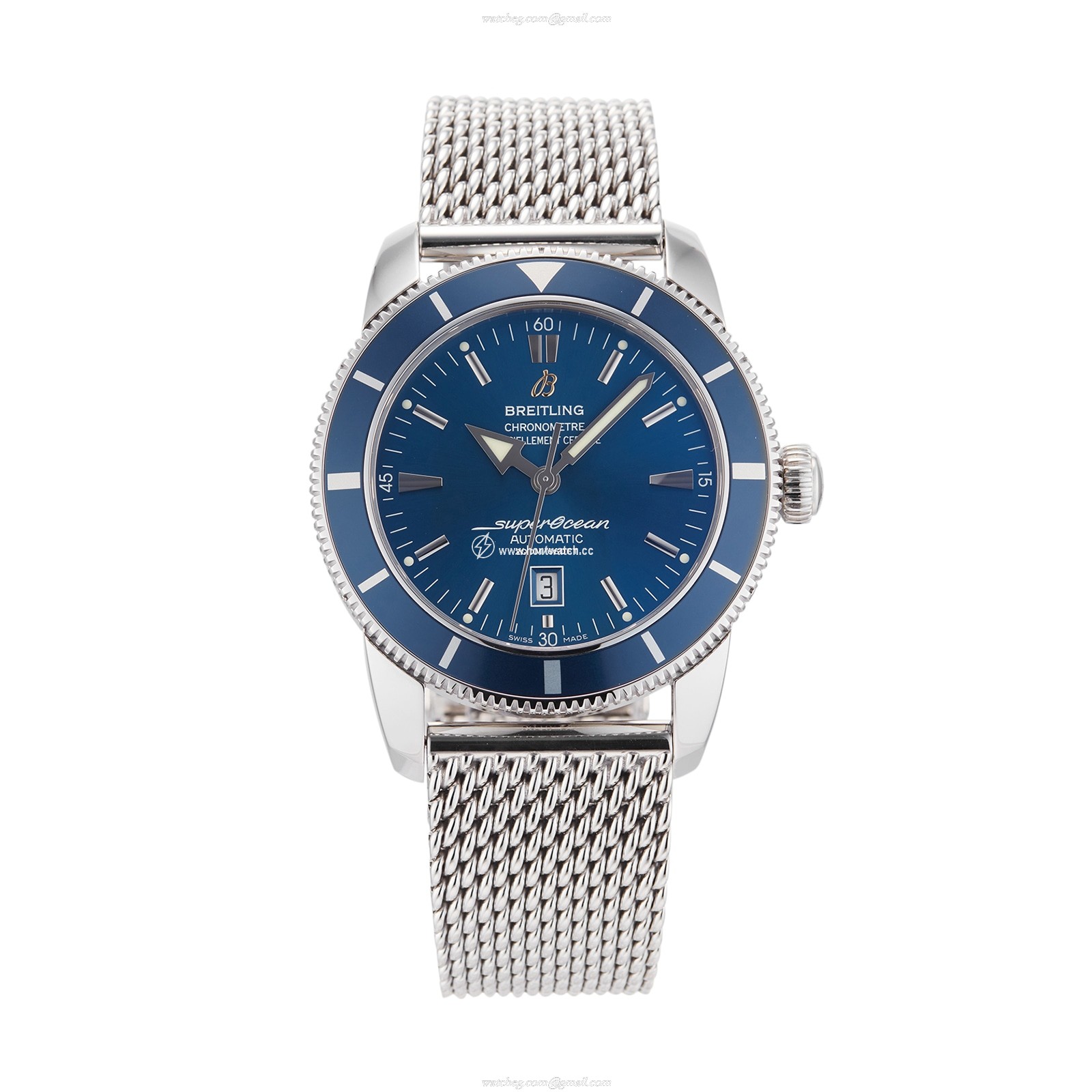 Breitling Superocean Heritage 46mm Automatic Blue Dial - Stainless Steel Watch