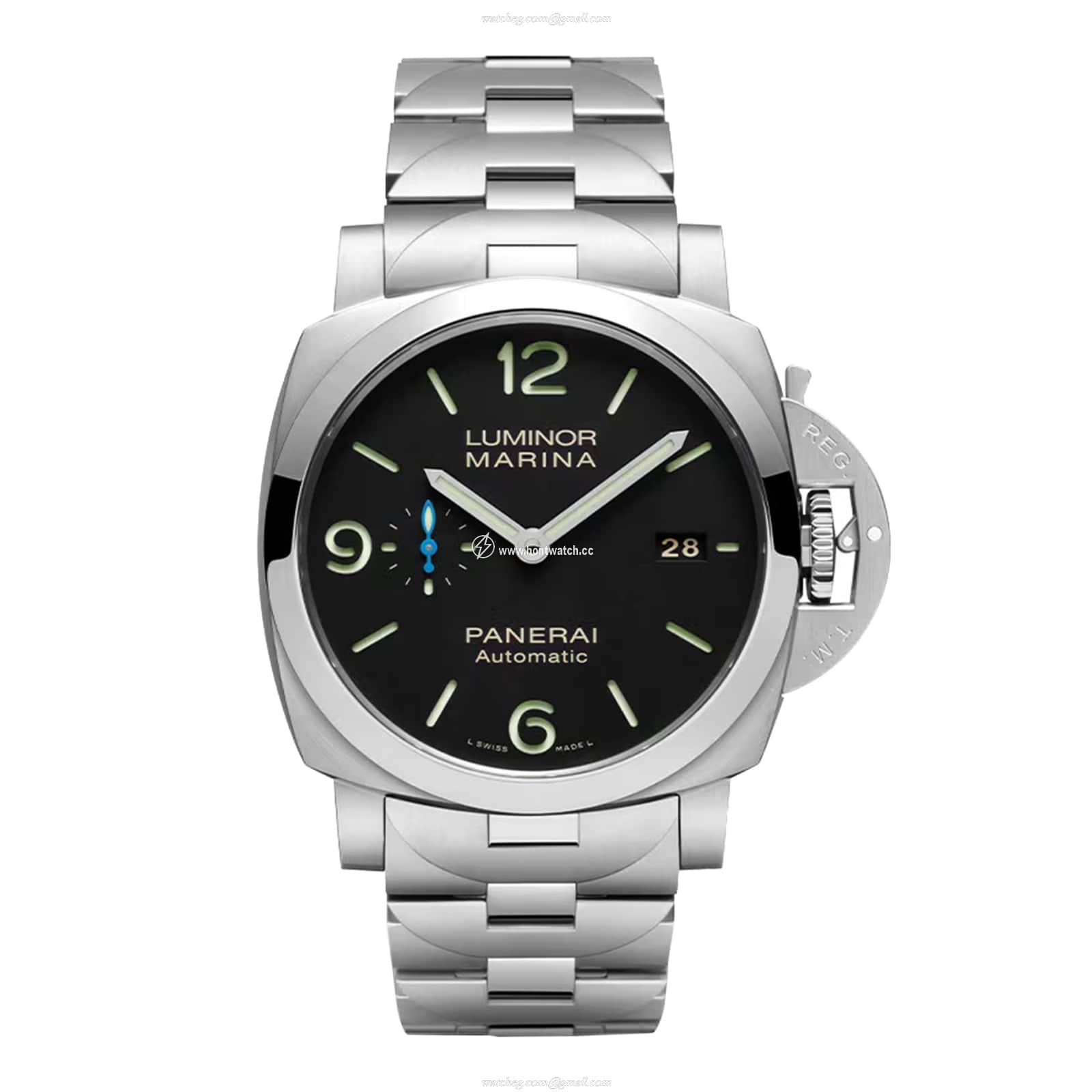 Panerai Luminor PAM01562 Automatic Watch - 44mm Black Dial | Stainless Steel