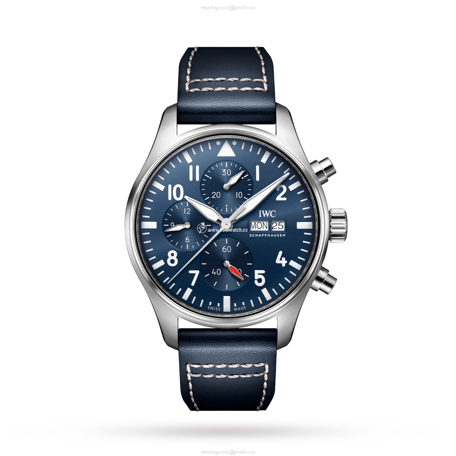 IWC Pilot IW378003 Automatic Chronograph - 43mm Stainless Steel Blue Dial