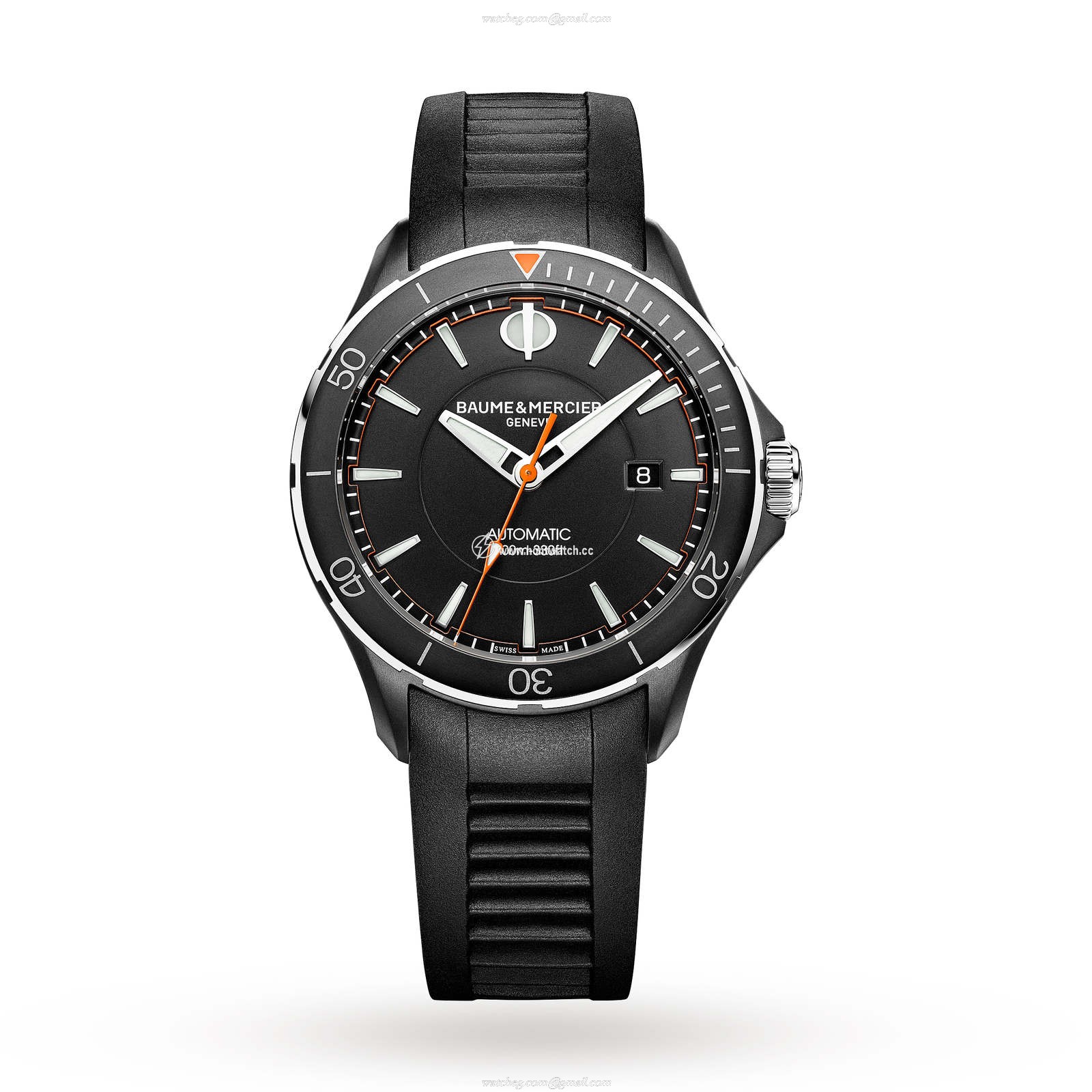 Baume & Mercier Clifton M0A10339 Automatic Watch - 42mm Black Dial