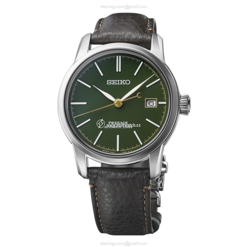 Seiko Presage SPB407J1 Automatic Green Dial - Stainless Steel Watch
