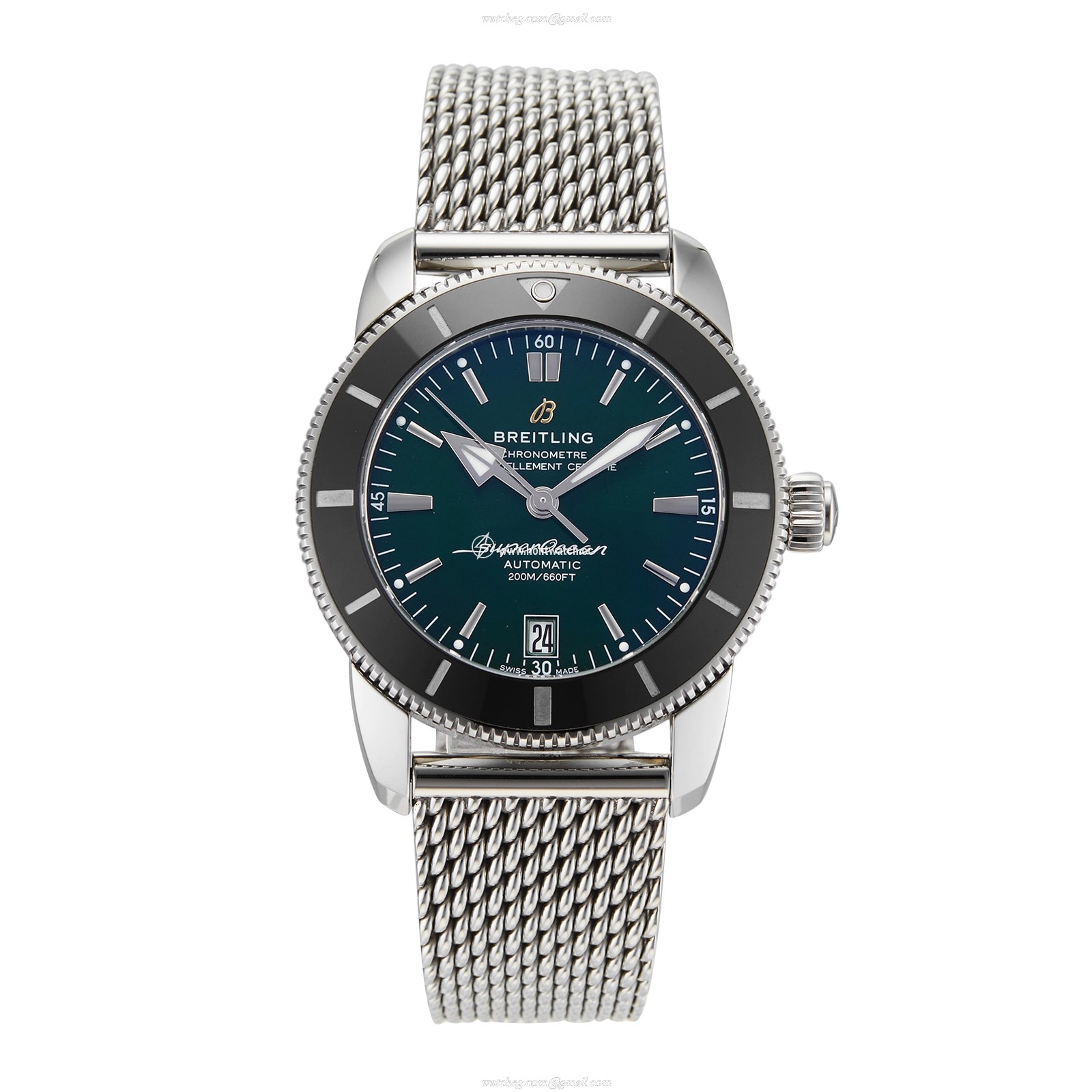 Breitling Superocean Heritage 42mm Automatic Green Dial | Stainless Steel