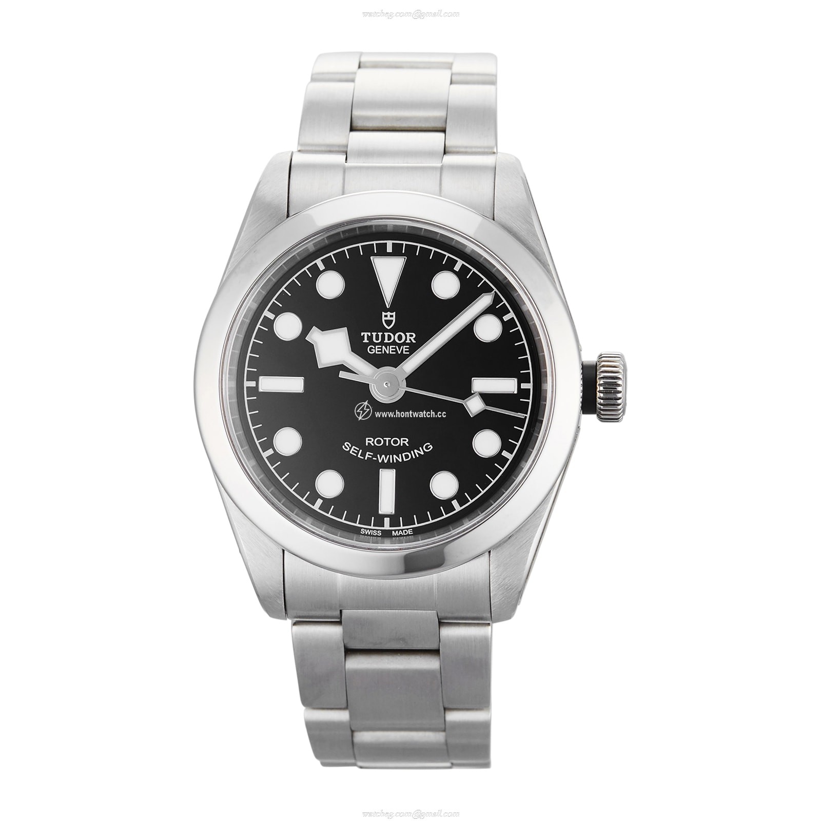 Tudor Black Bay 32mm Automatic Watch - Stainless Steel Black Dial