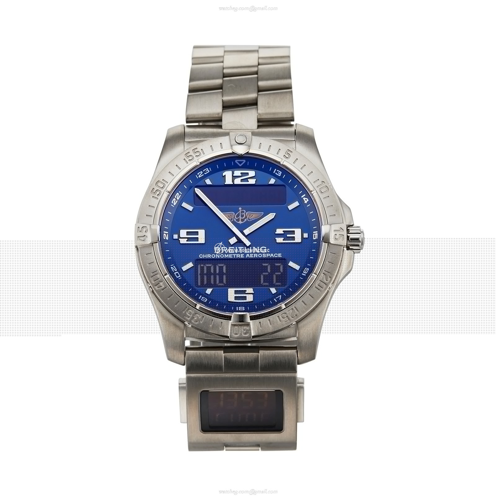 Breitling Aero Space E80172 Titanium Quartz Blue Replica Watch | 40mm