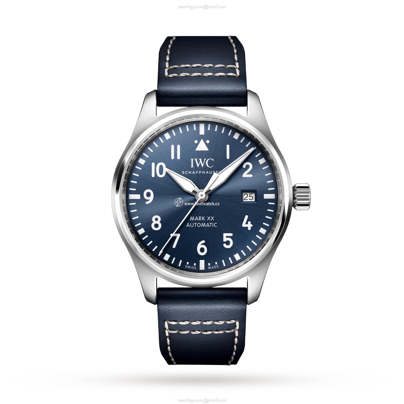 IWC Pilot IW328203 Automatic Watch - 40mm Stainless Steel & Blue Dial