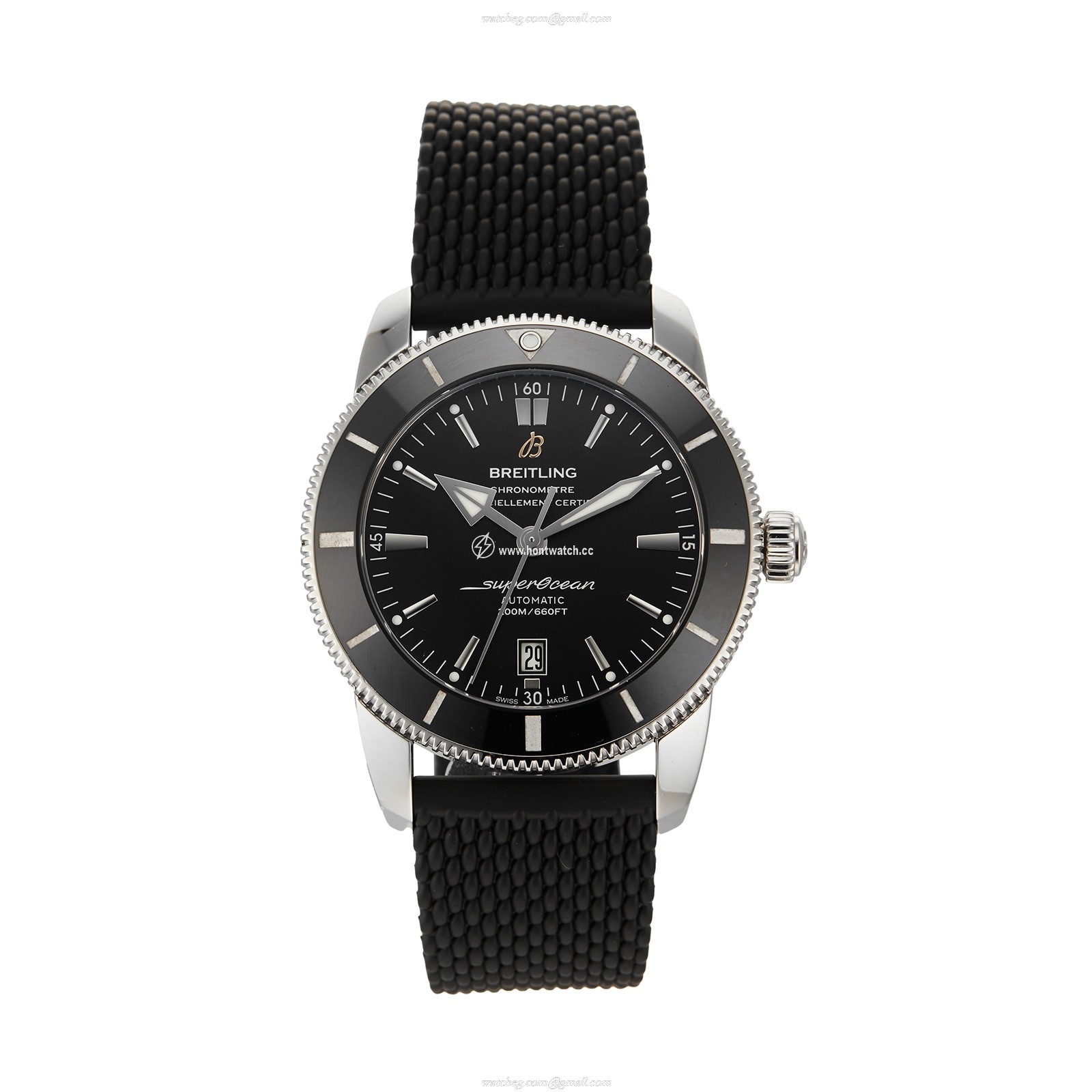 Breitling Superocean Heritage 46mm Automatic Black Dial - Stainless Steel