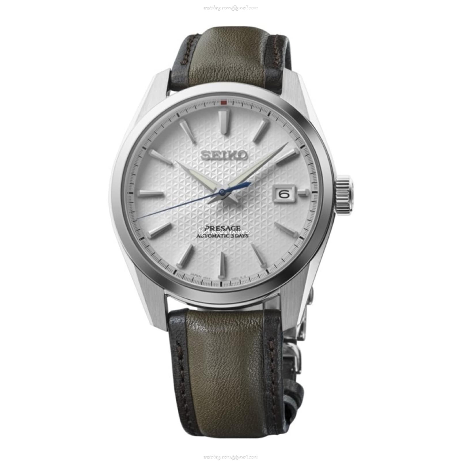 Seiko SPB413J1 Sharp Edged Series - 40mm Automatic White Dial Watch