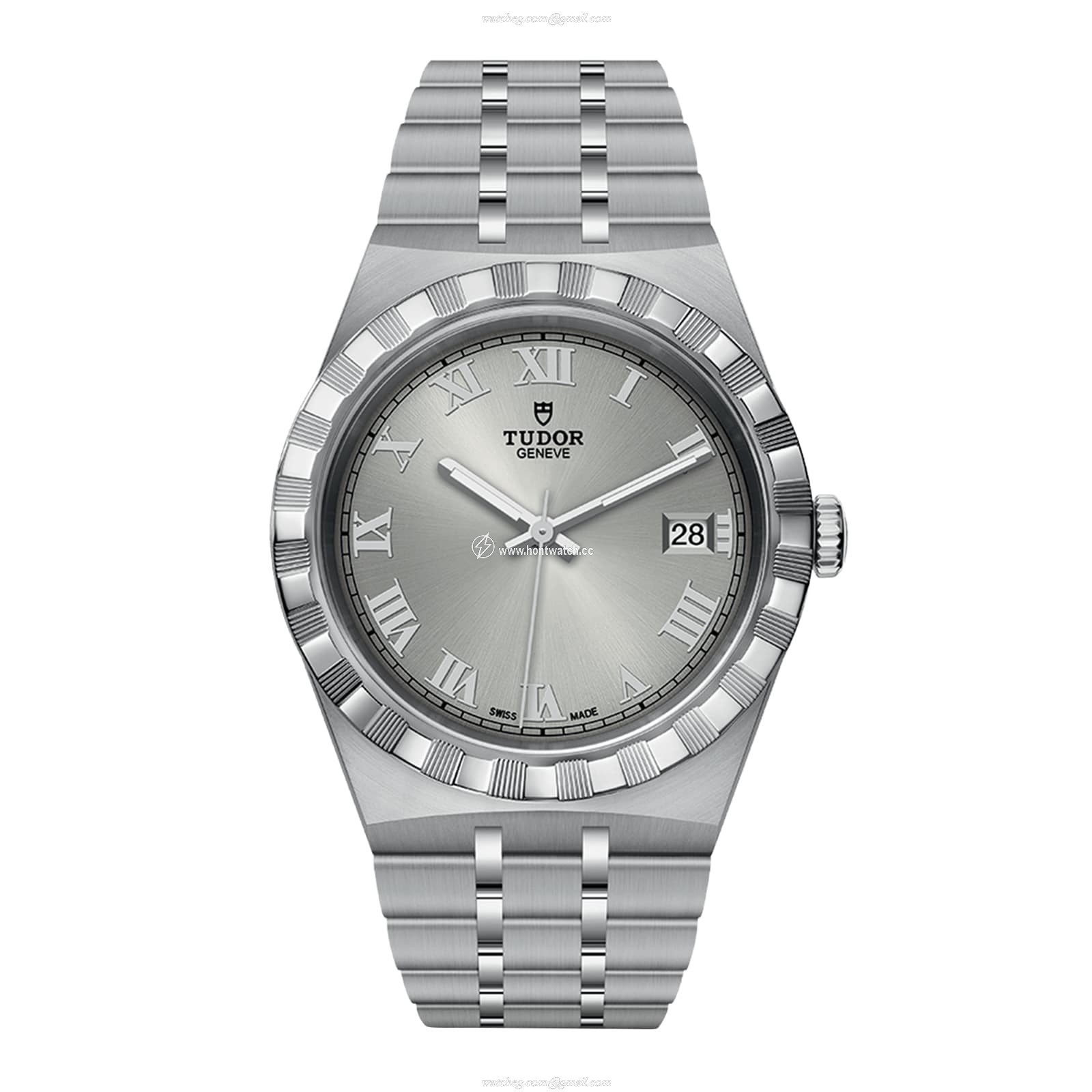Tudor Royal M28500-0001 Automatic Watch - 38mm Stainless Steel Silver Dial
