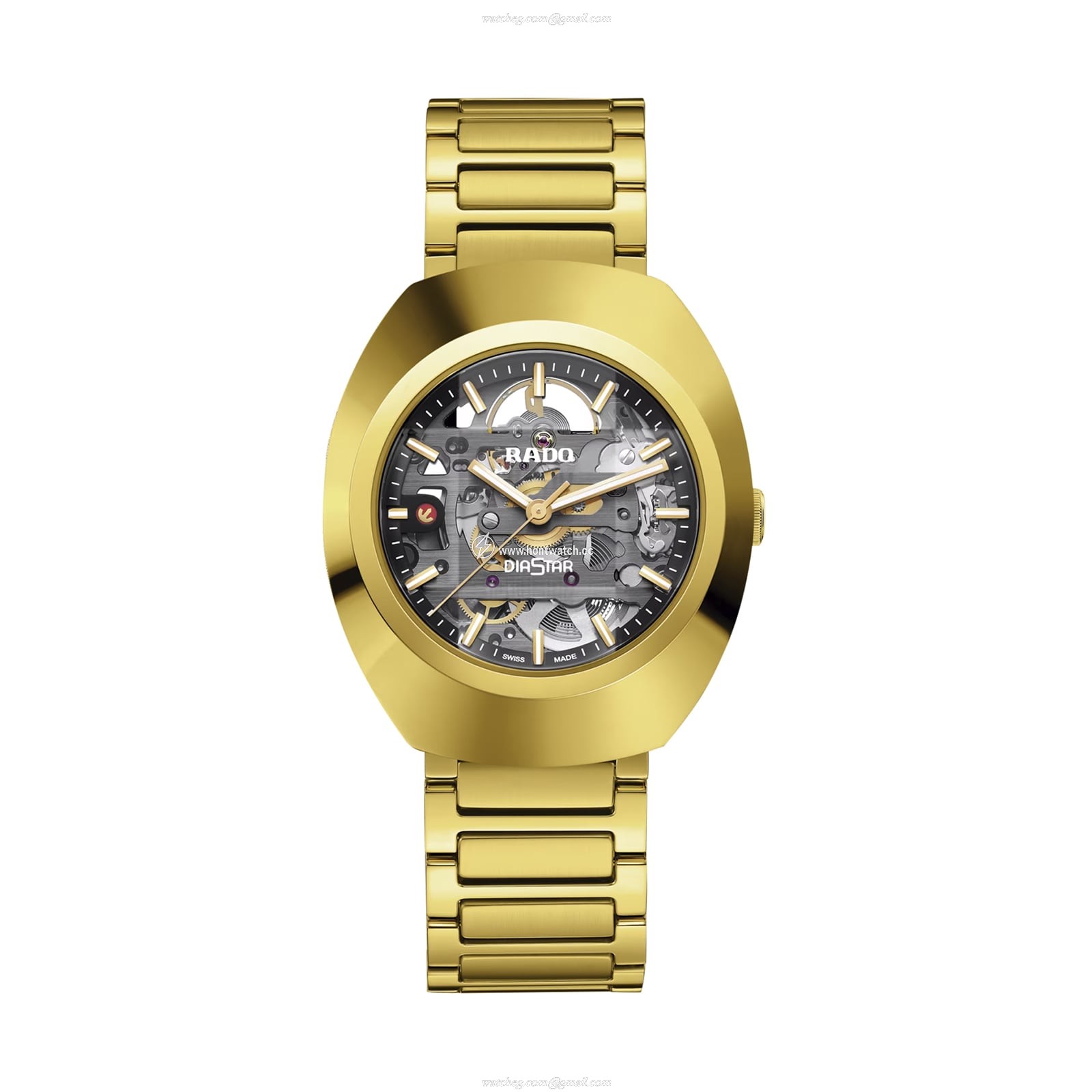 Rado DiaStar R12164153 Automatic Skeleton Watch - 38mm Stainless Steel