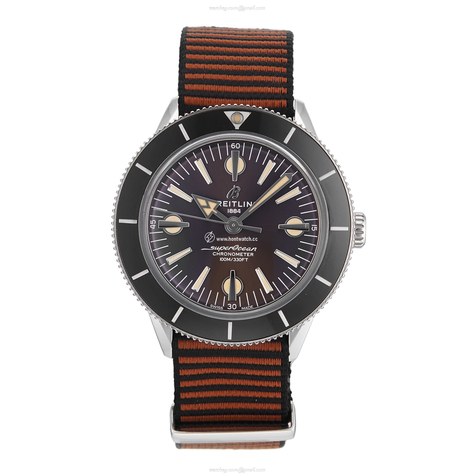 Pre-Owned Breitling Superocean Heritage 57 42mm Automatic Brown Watch