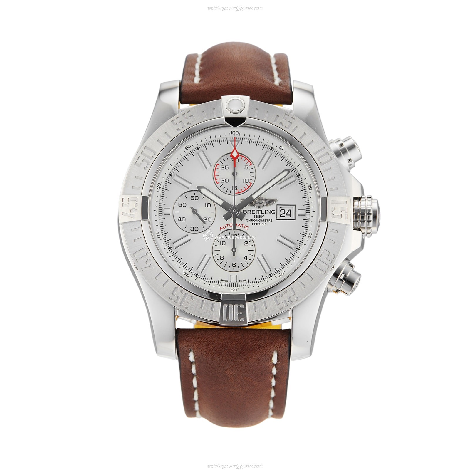 Breitling Super Avenger A1337111/G779 | 48mm Stainless Steel Automatic Silver