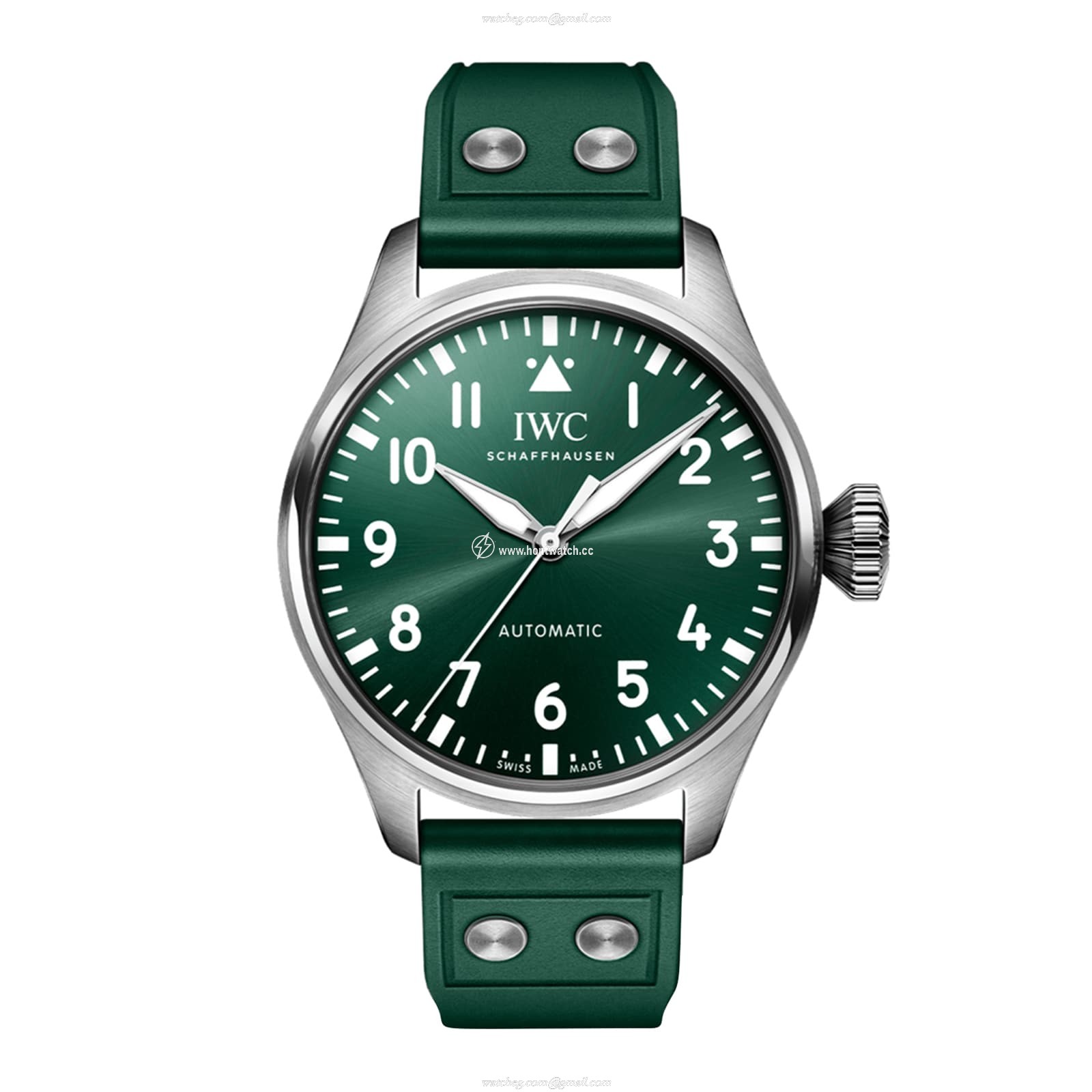 IWC Pilot IW329306 Automatic - 43mm Stainless Steel Green Dial Watch