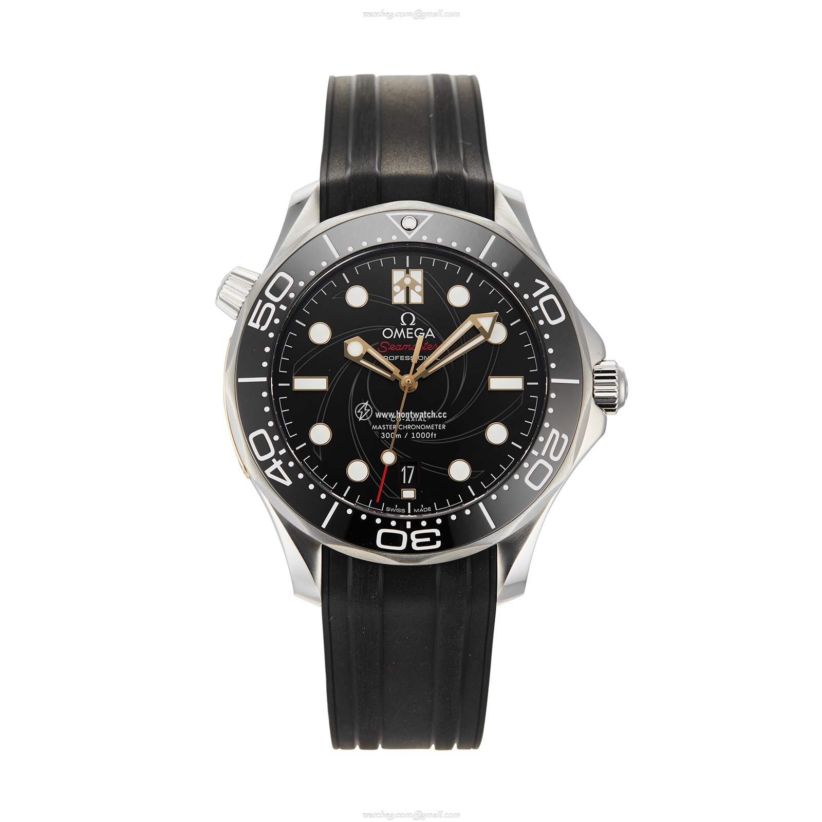 Omega Seamaster Diver 300M James Bond 42mm Automatic Black Watch
