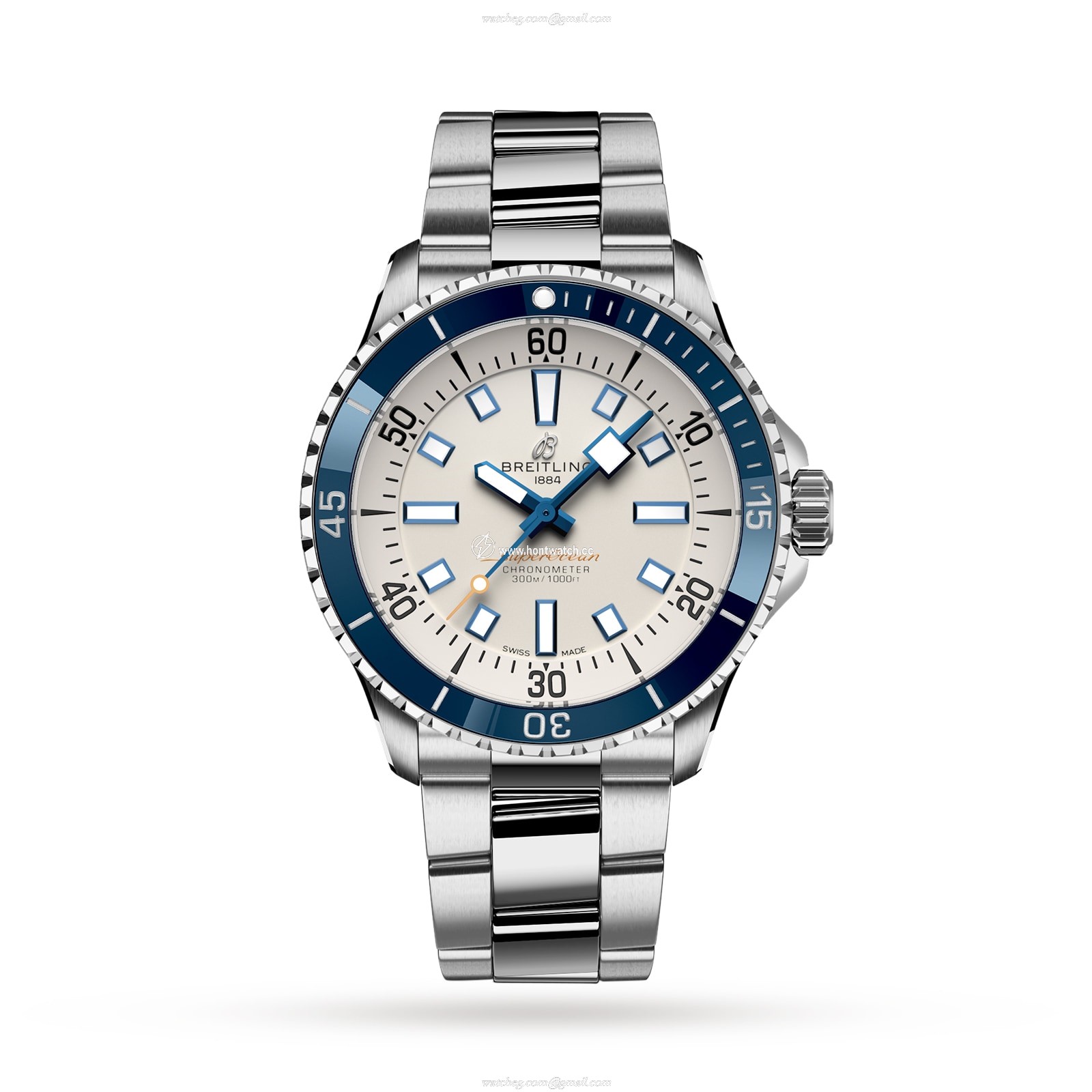 Breitling Superocean Automatic 42mm Silver Dial - Stainless Steel Watch