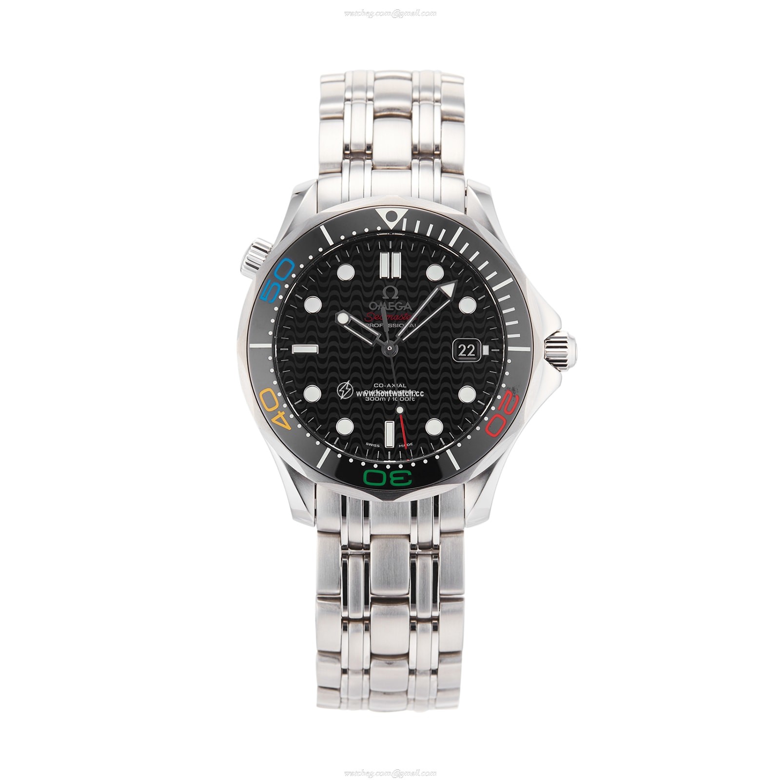 Omega Seamaster Diver 300M Rio 2016 Limited Edition - 41mm Automatic Black Dial