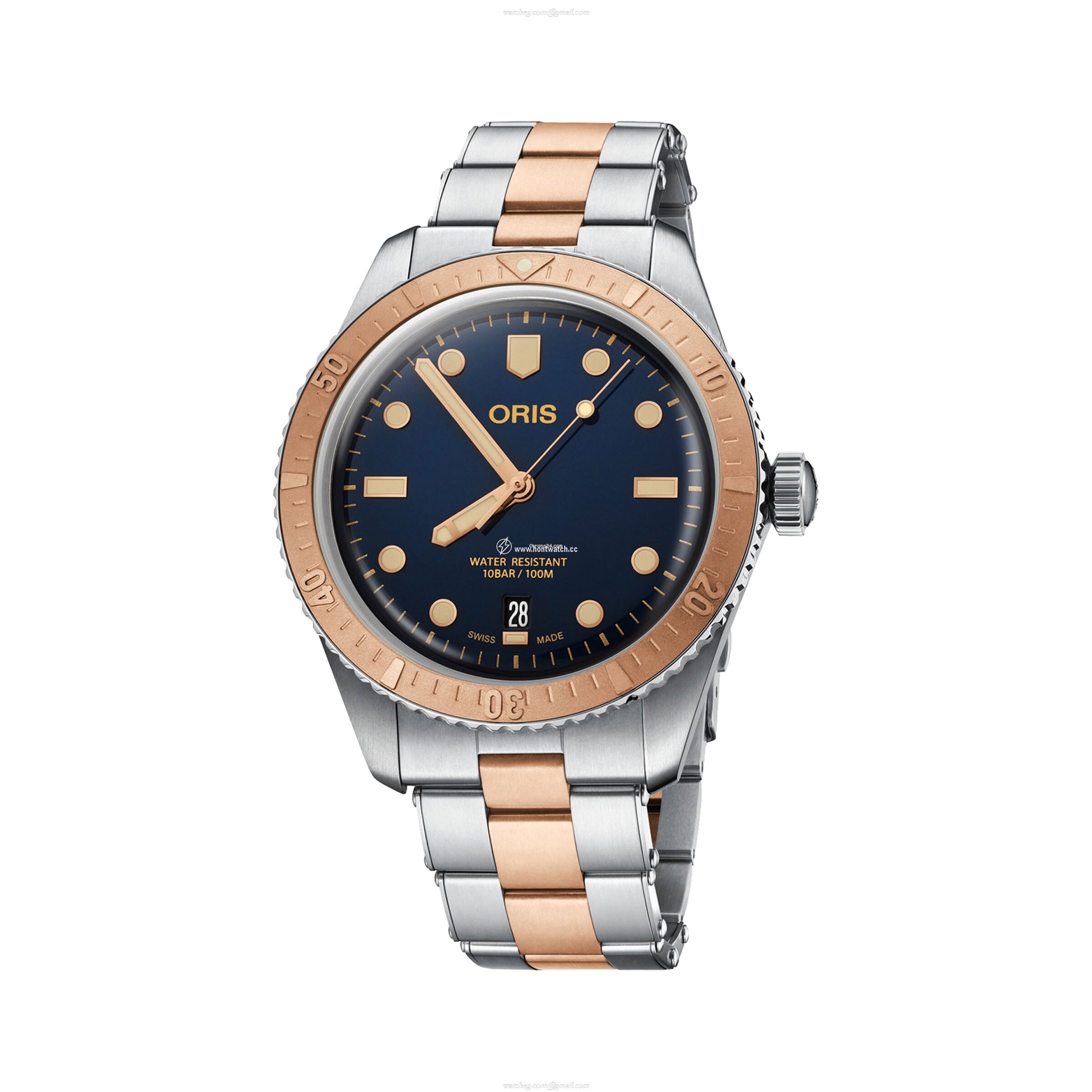 Oris Heritage 1965 Automatic Blue Dial Watch - 40mm Stainless Steel