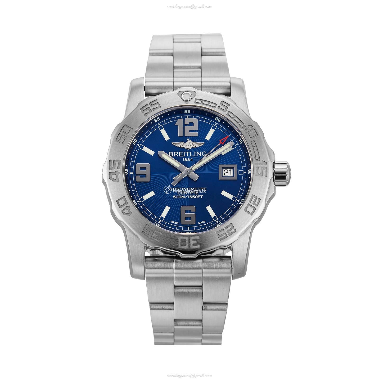 Breitling Colt A7438710/C849 | 44mm Stainless Steel | Blue Dial Quartz Watch