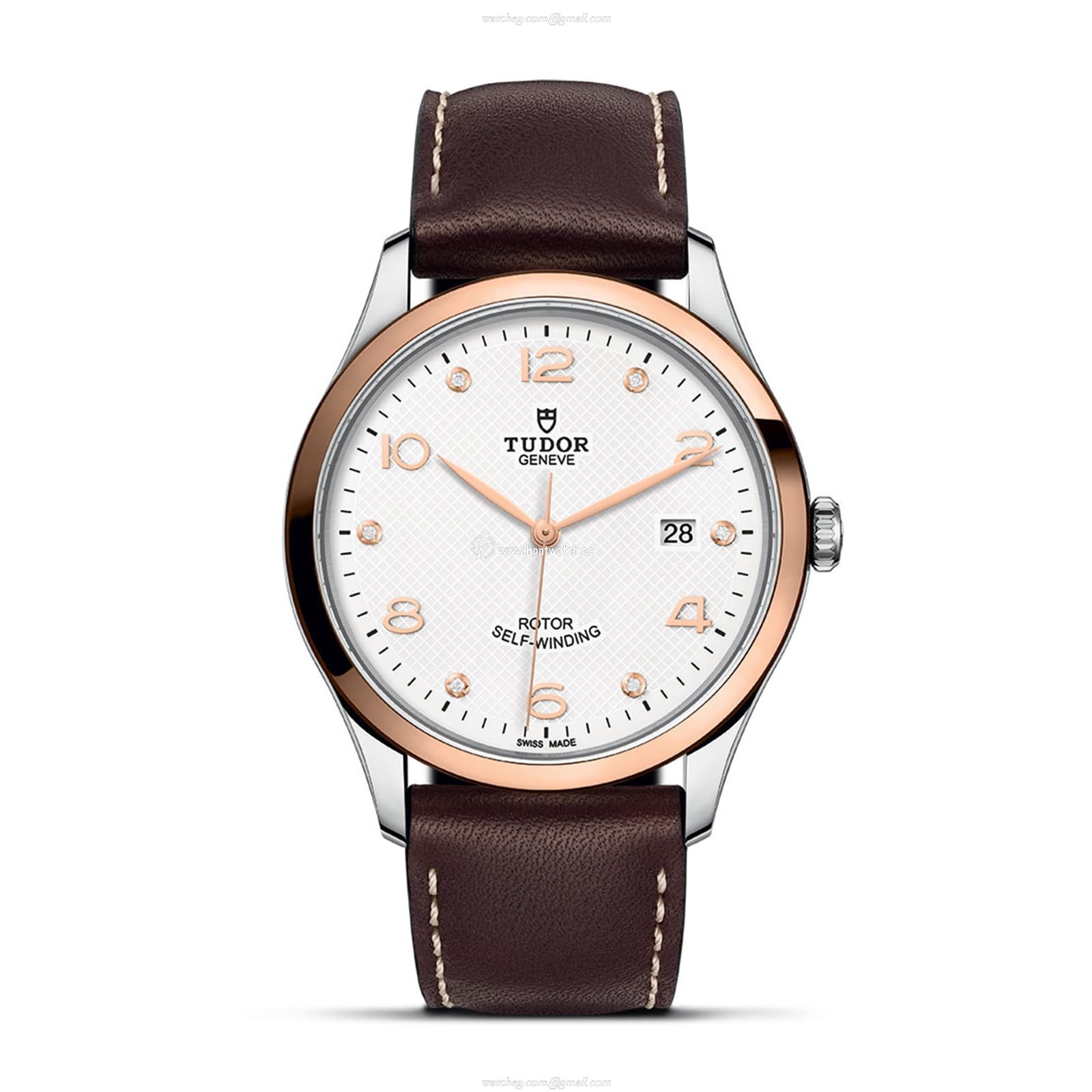 Tudor 1926 M91651-0012 Automatic Watch - 41mm Stainless Steel & White Dial