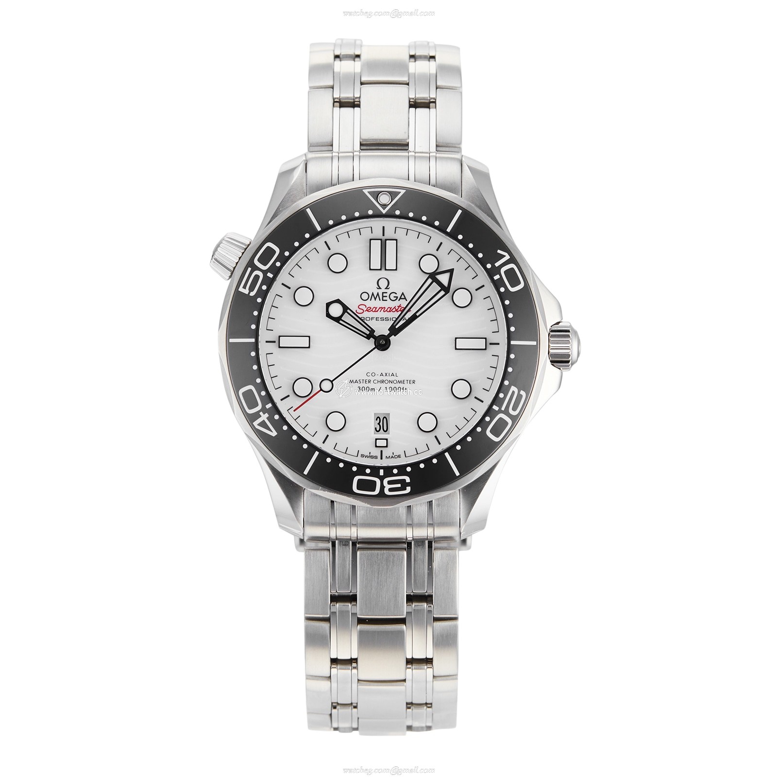 Omega Seamaster Diver 300M 42mm Automatic White Dial - Stainless Steel