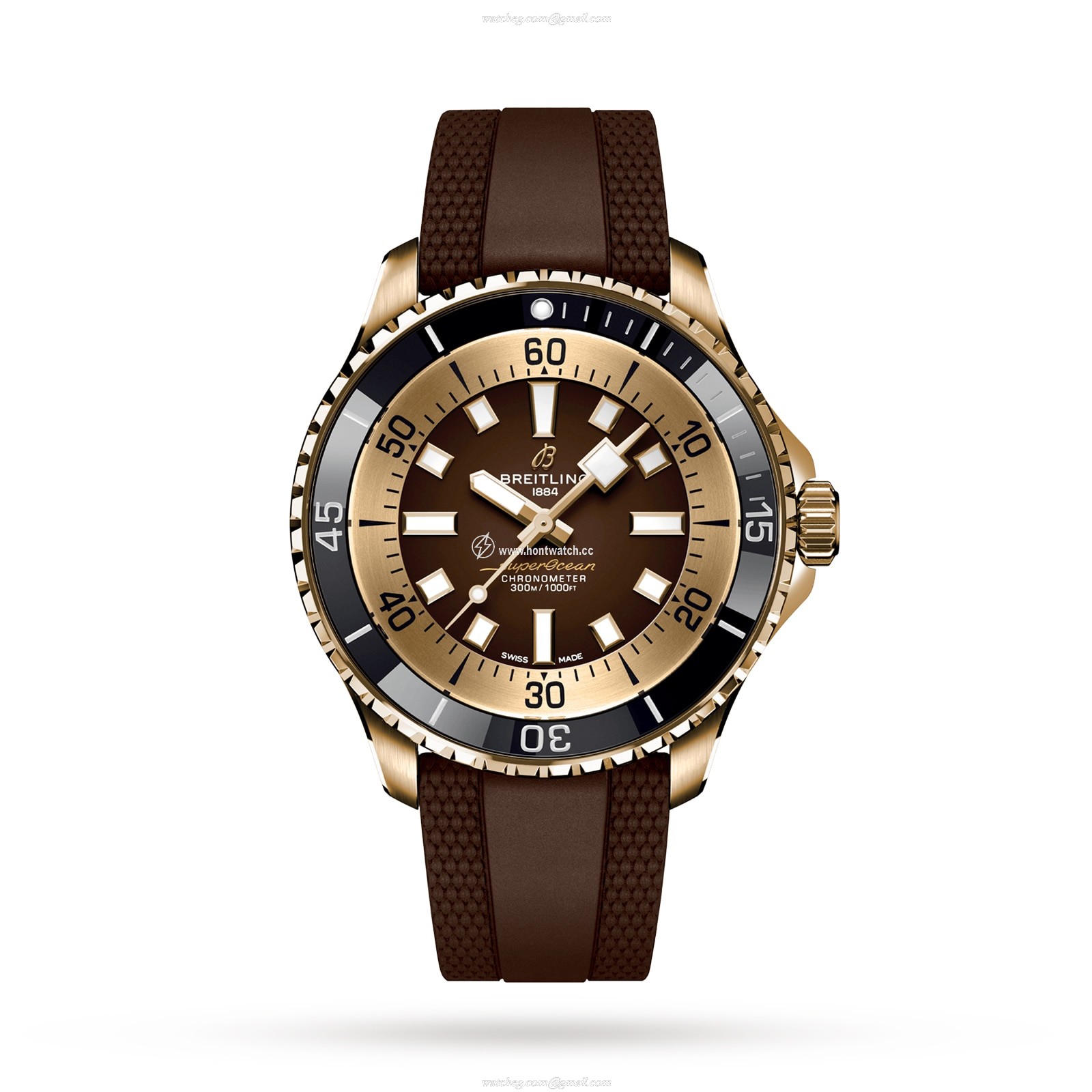 Breitling Superocean Bronze 44mm Automatic Brown Dial Replica Watch