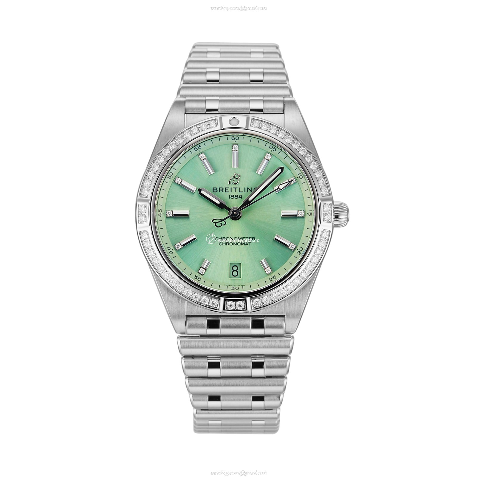 Breitling Chronomat 36mm Automatic Green Dial | Stainless Steel Watch