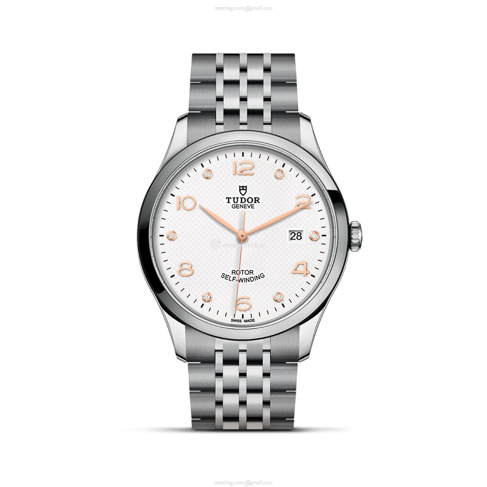 Tudor 1926 M91650-0013 - 41mm Automatic Watch - White Dial & Steel Bracelet