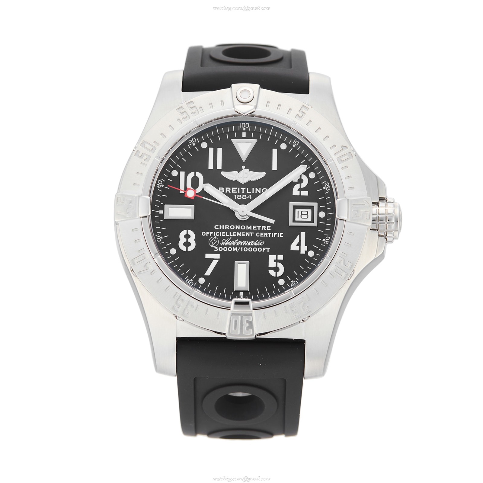 Breitling Avenger A17330 | 45mm Stainless Steel Automatic | Black Dial