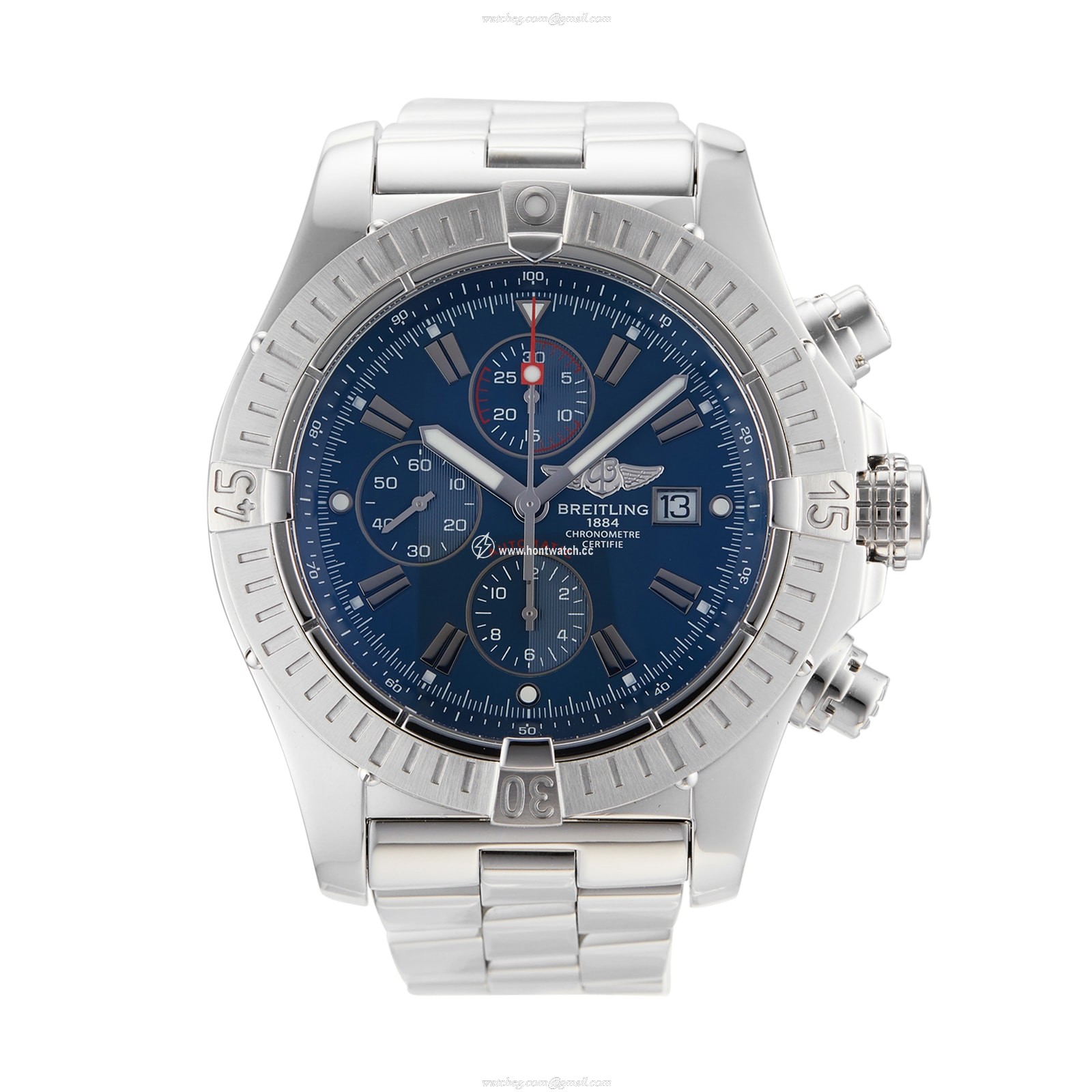 Breitling Super Avenger A13370 | 48mm Blue Dial | Automatic | Stainless Steel