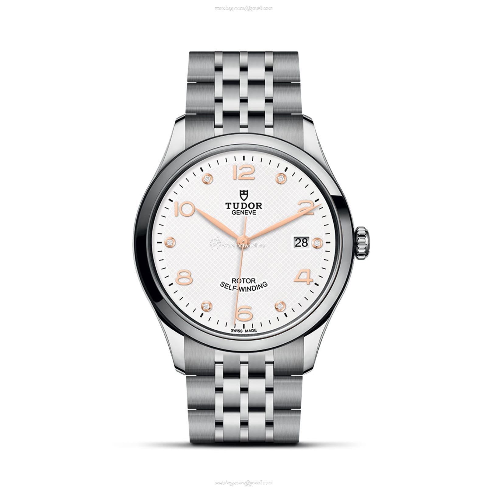 Tudor 1926 M91550-0013 Automatic Watch - 39mm Stainless Steel - White Dial
