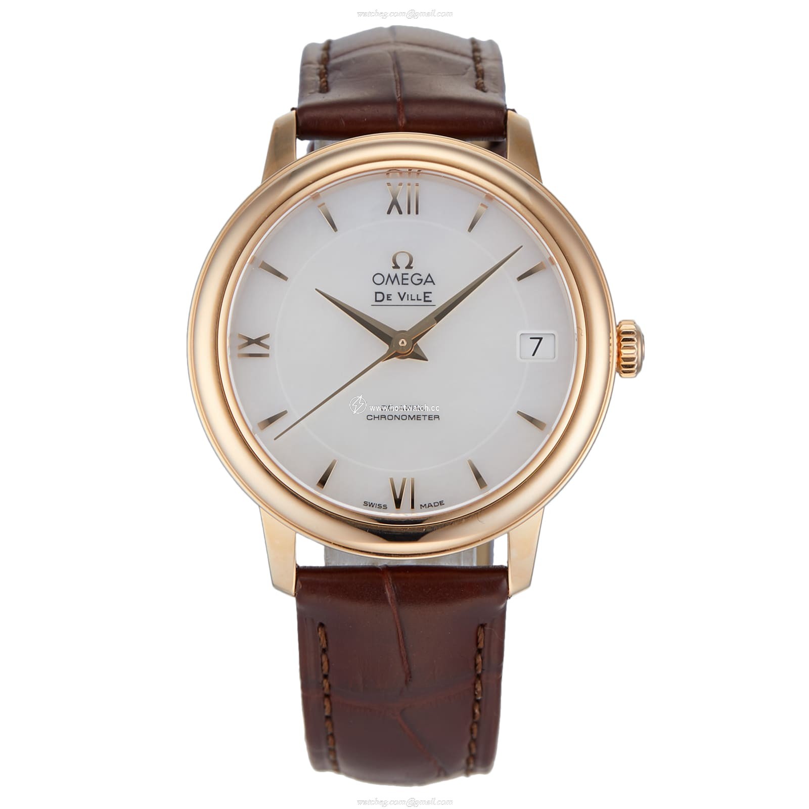 Omega De Ville Prestige Ladies Watch | Rose Gold | Mother of Pearl | Automatic