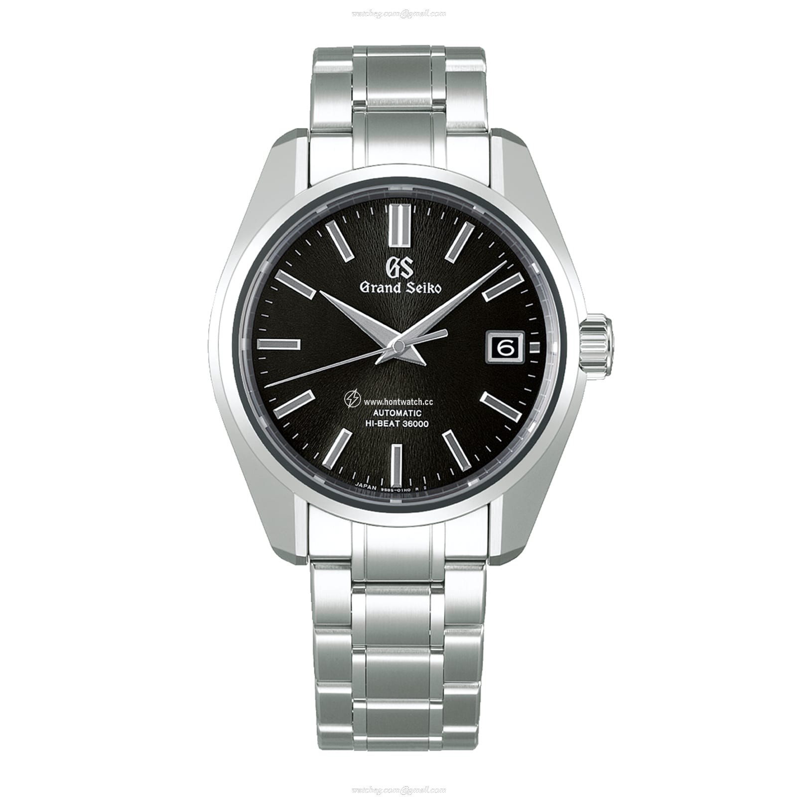 Grand Seiko Heritage SBGH301 Automatic Watch - 40mm Black Dial - Stainless Steel
