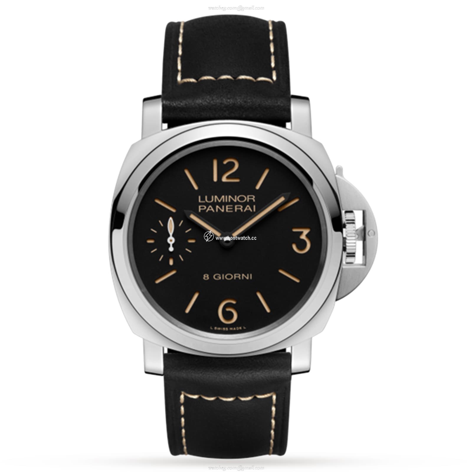Panerai Luminor PAM00915 Automatic - 44mm Stainless Steel Black Dial Watch