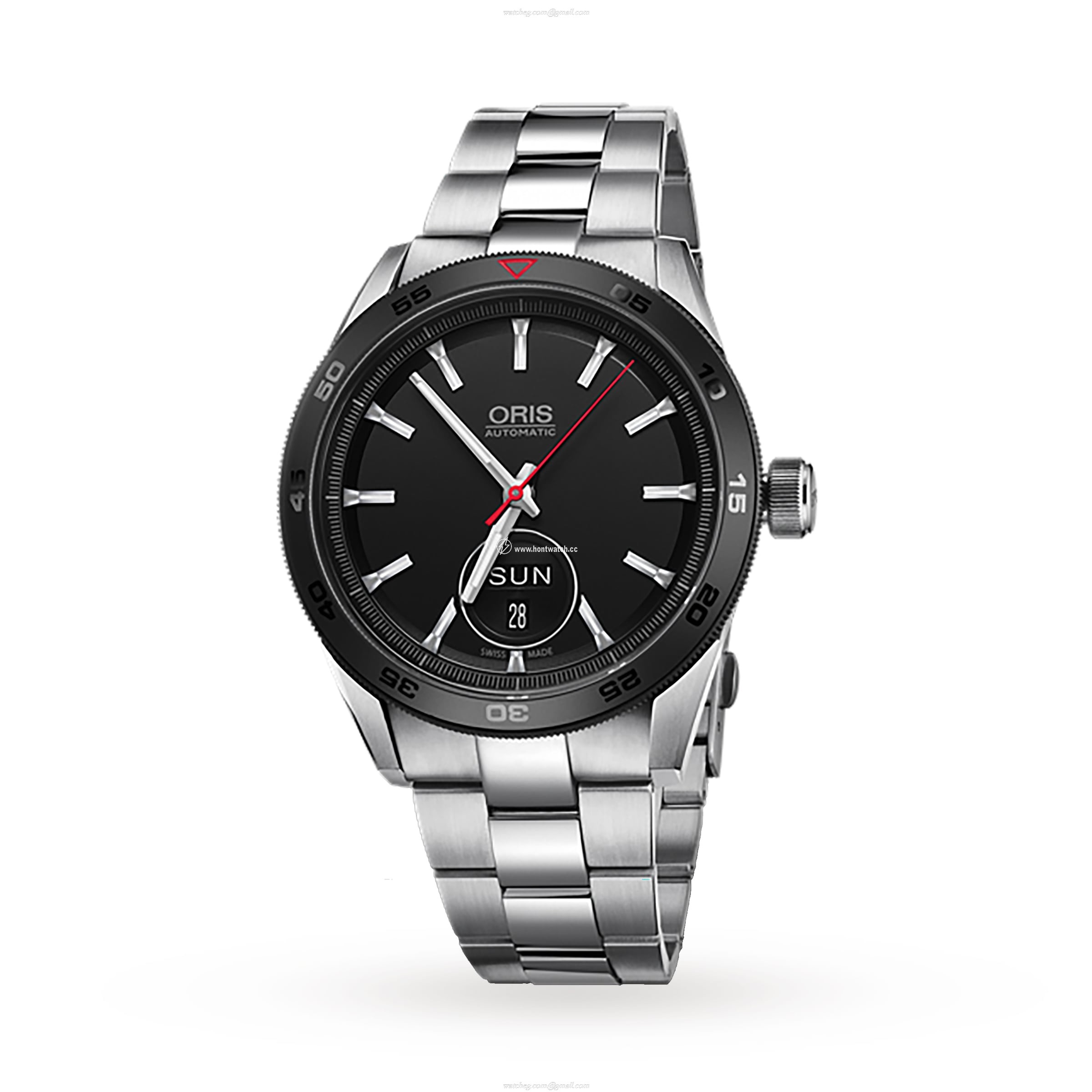 Oris Motor Sport Automatic Watch - 42mm Black Dial - Stainless Steel