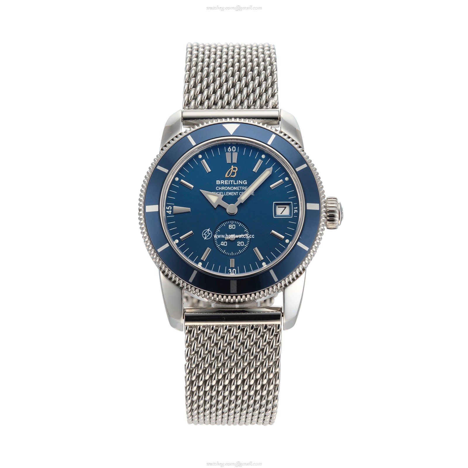 Breitling Superocean Heritage 38 Automatic Blue Dial Men's Watch