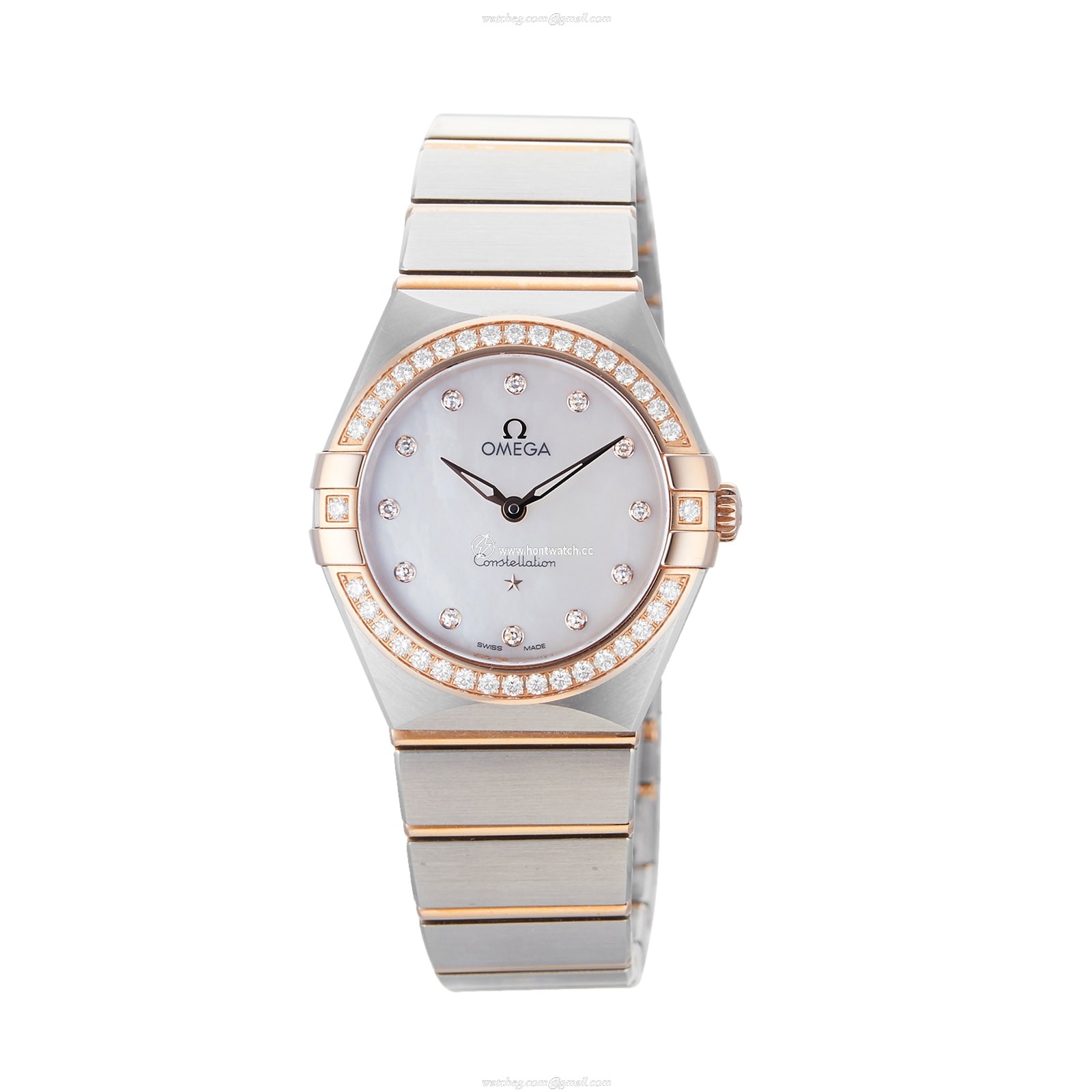 Omega Constellation 1312528605-24-06-21-00 | 28mm Steel & Rose Gold | Quartz