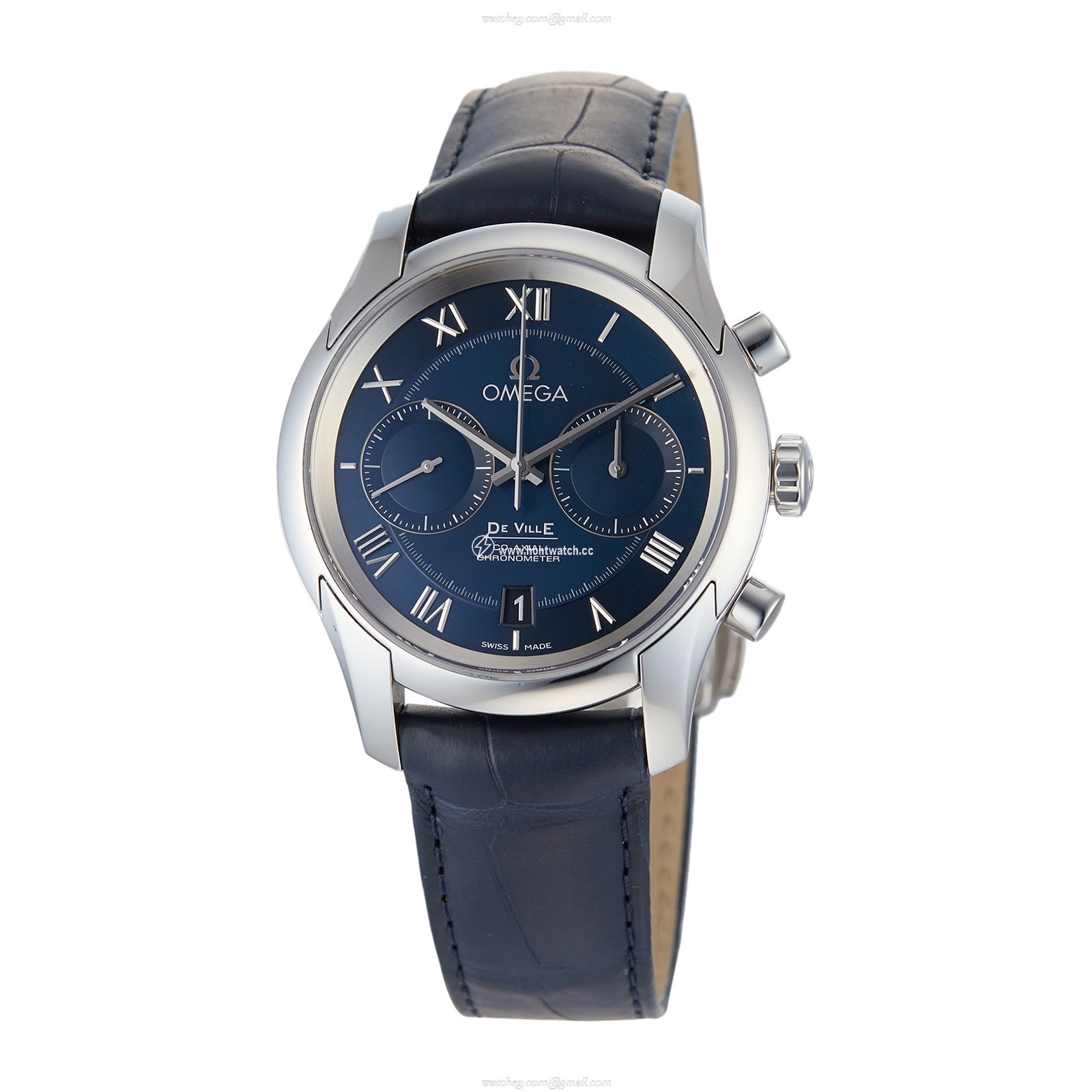 Pre-Owned Omega De Ville Automatic Blue Dial 42mm Steel Watch