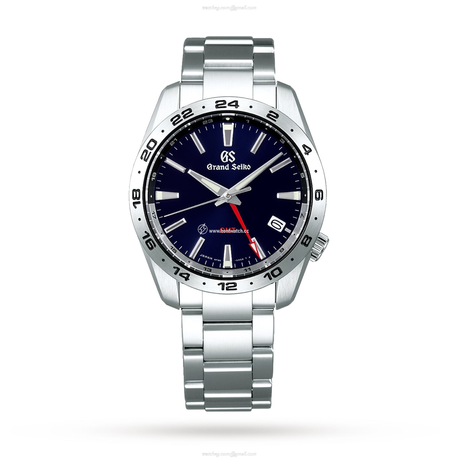 Grand Seiko Sport SBGN029 Blue Dial Quartz Watch - 200M Water Resistant - 39mm Stainless Steel Case