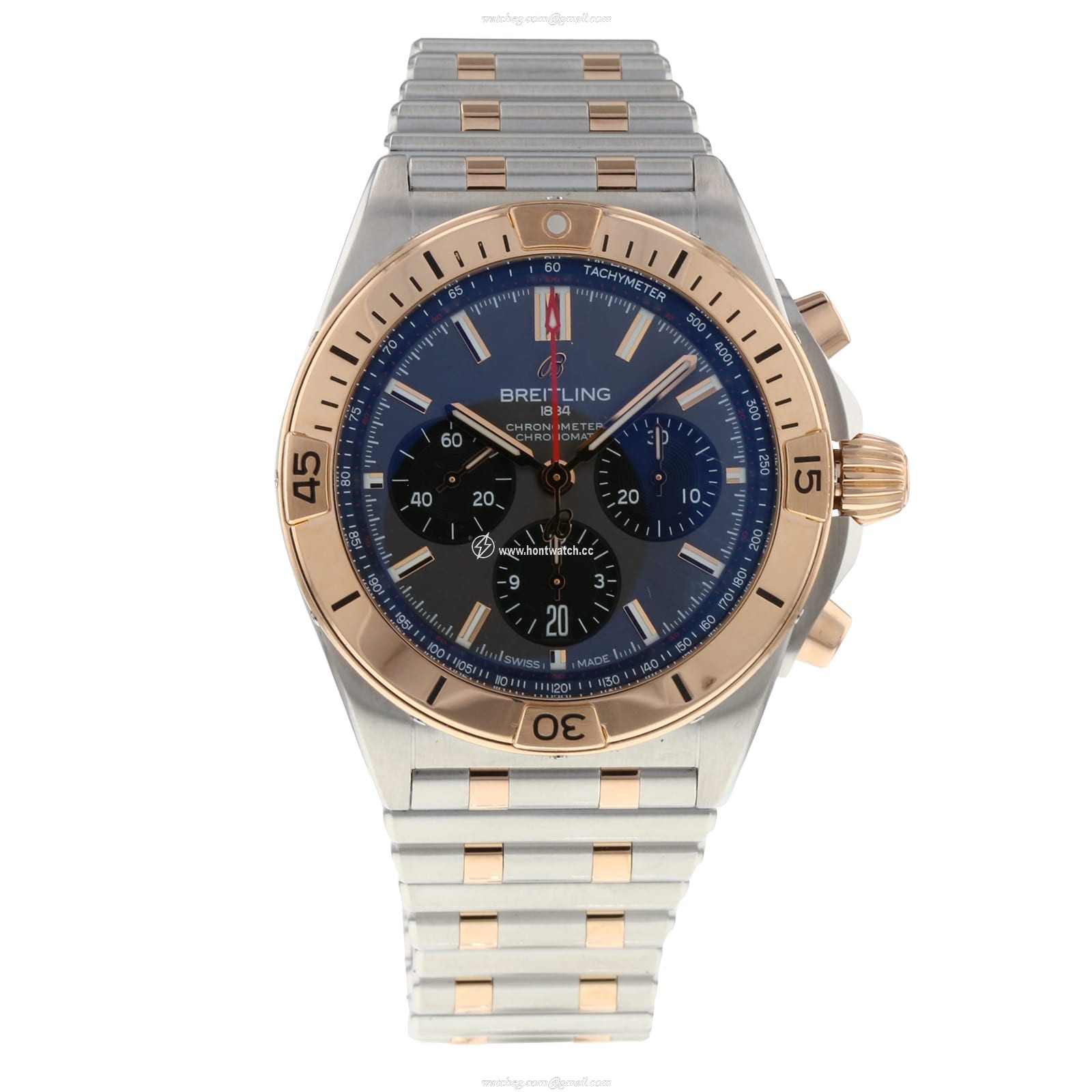 Breitling Chronomat Automatic Grey Dial - 42mm Stainless Steel & Rose Gold