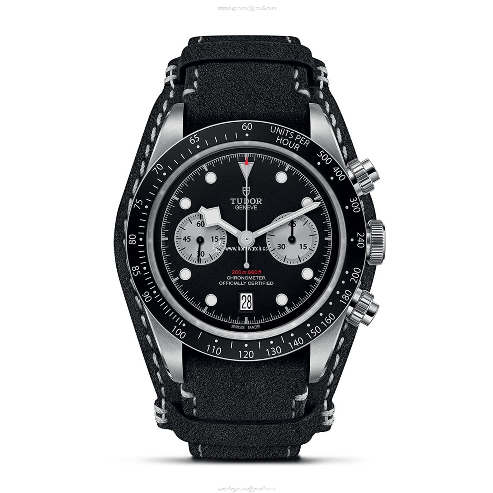 Tudor Black Bay Chrono M79360N-0005 - 41mm Automatic Watch - Black Dial