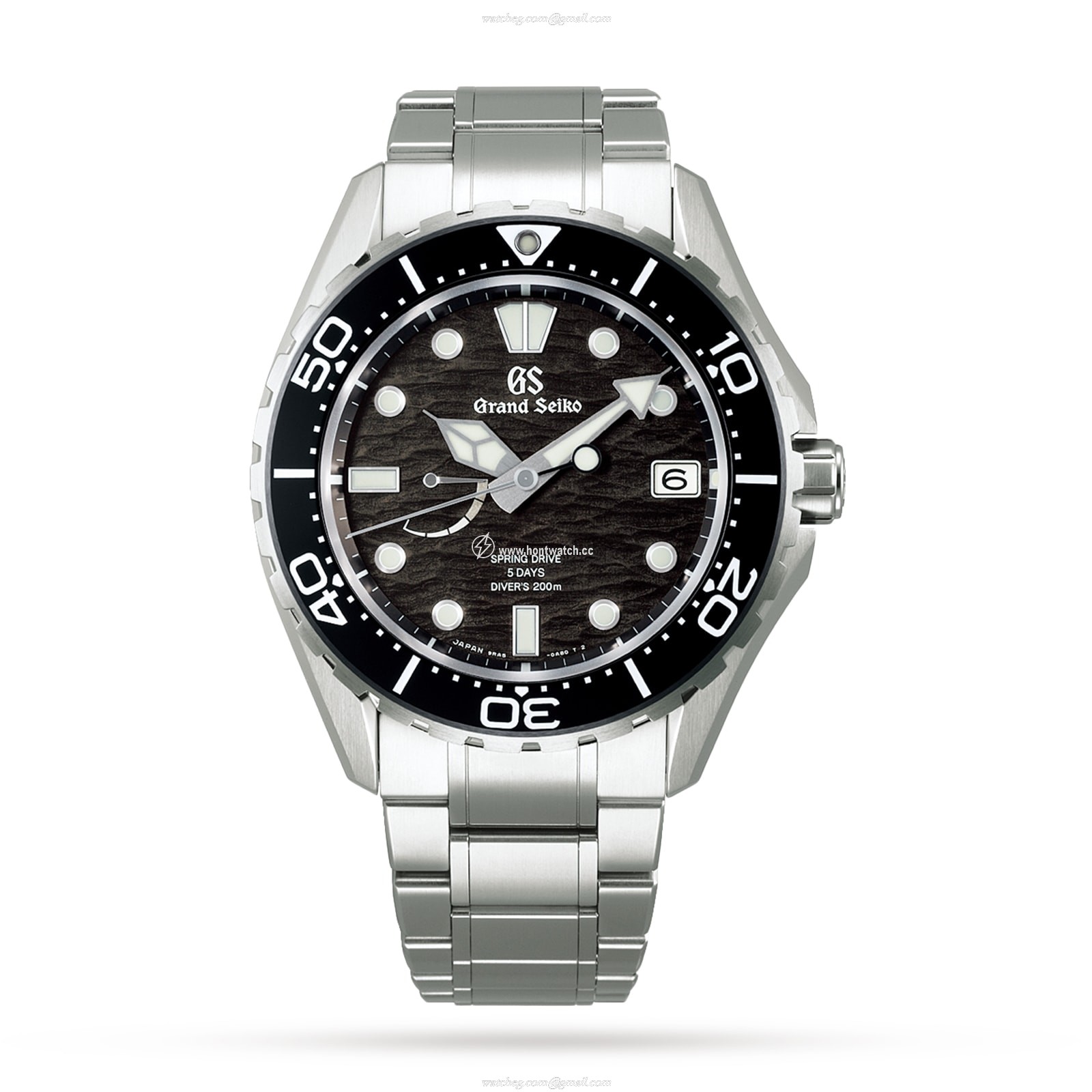 Grand Seiko Evolution 9 SLGA015 Titanium Automatic Black Watch | 44mm