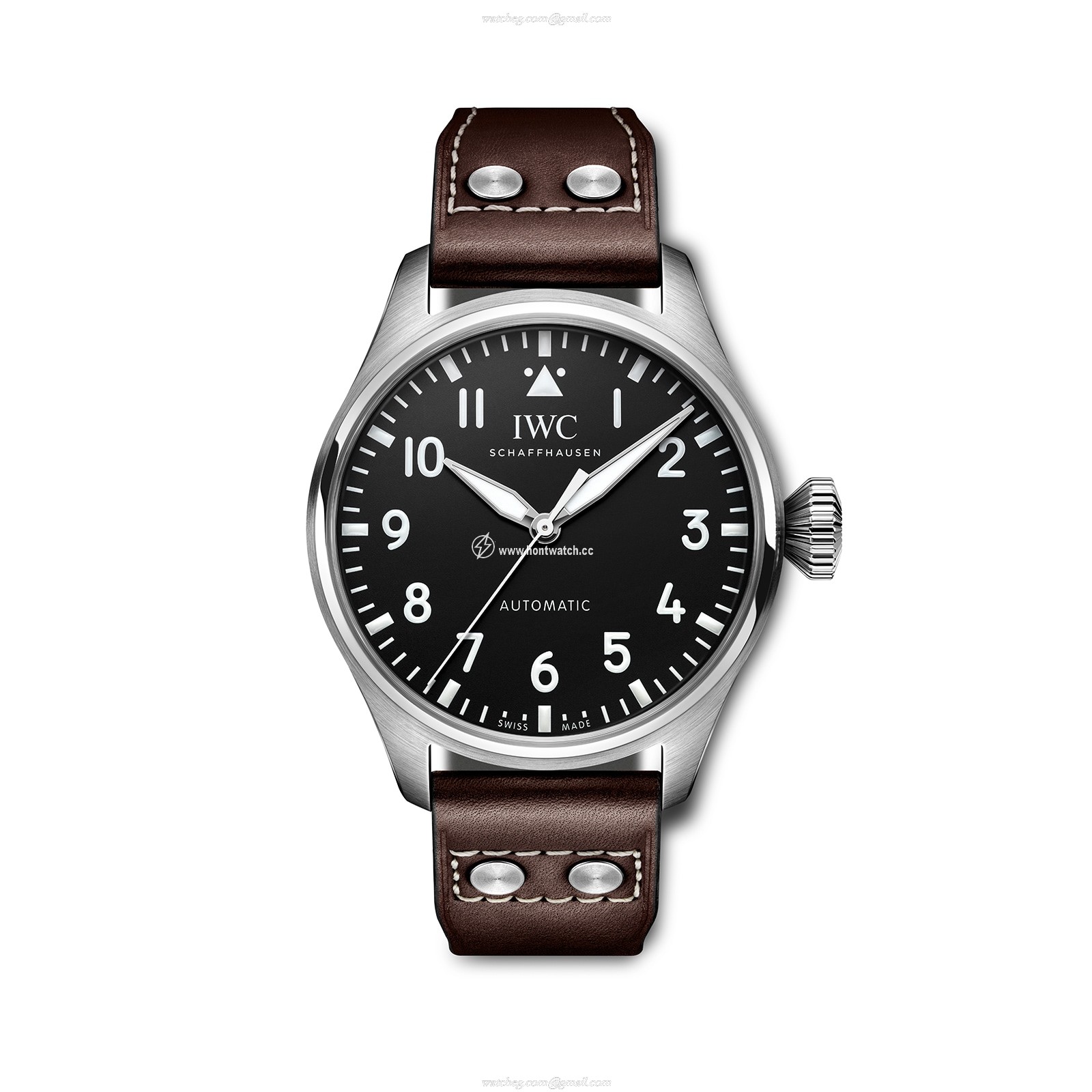 IWC Pilot IW329301 Automatic Watch - 43mm Stainless Steel & Black Dial