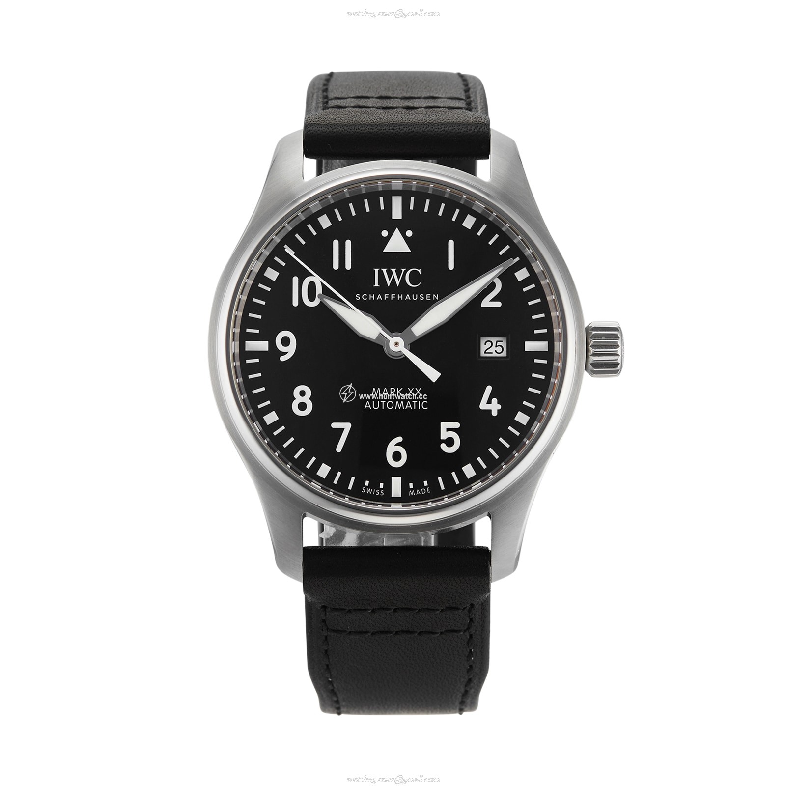 Pre-Owned IWC Pilot Mark XX IW328201 - 40mm Black Dial Automatic Watch