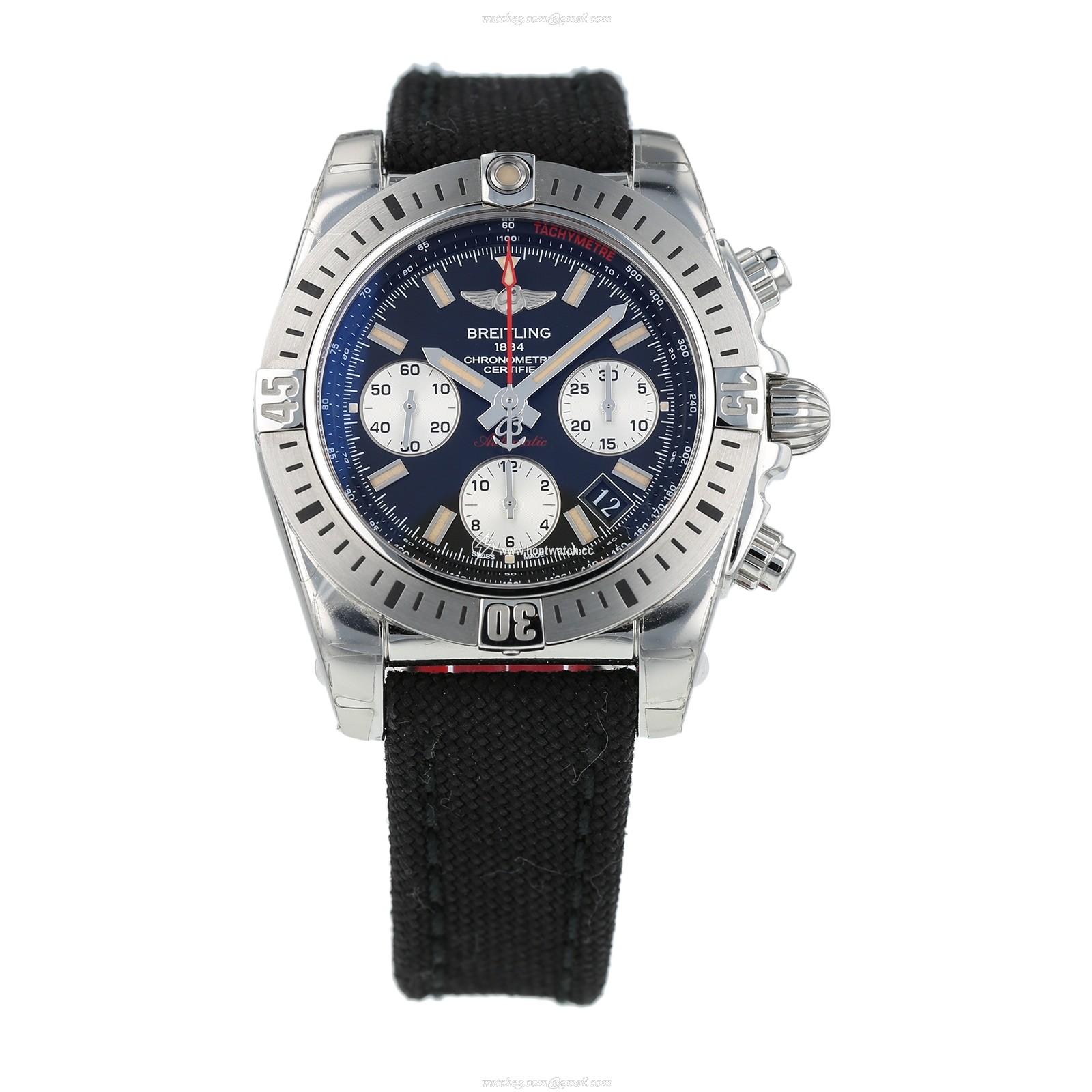 Pre-Owned Breitling Chronomat 41 Automatic Black Dial - Stainless Steel
