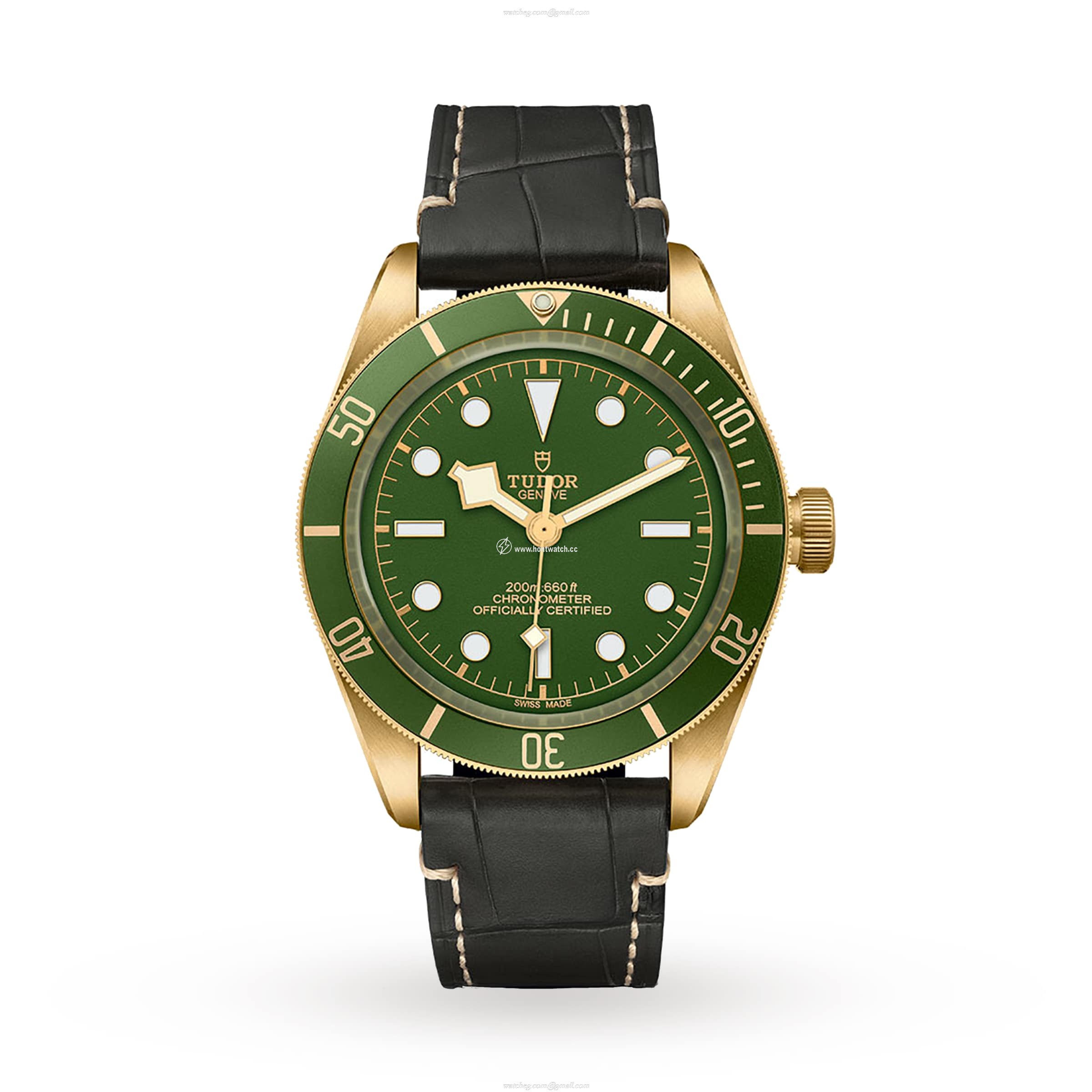 Tudor Black Bay M79018V-0002 | 18ct Yellow Gold Automatic Green Dial