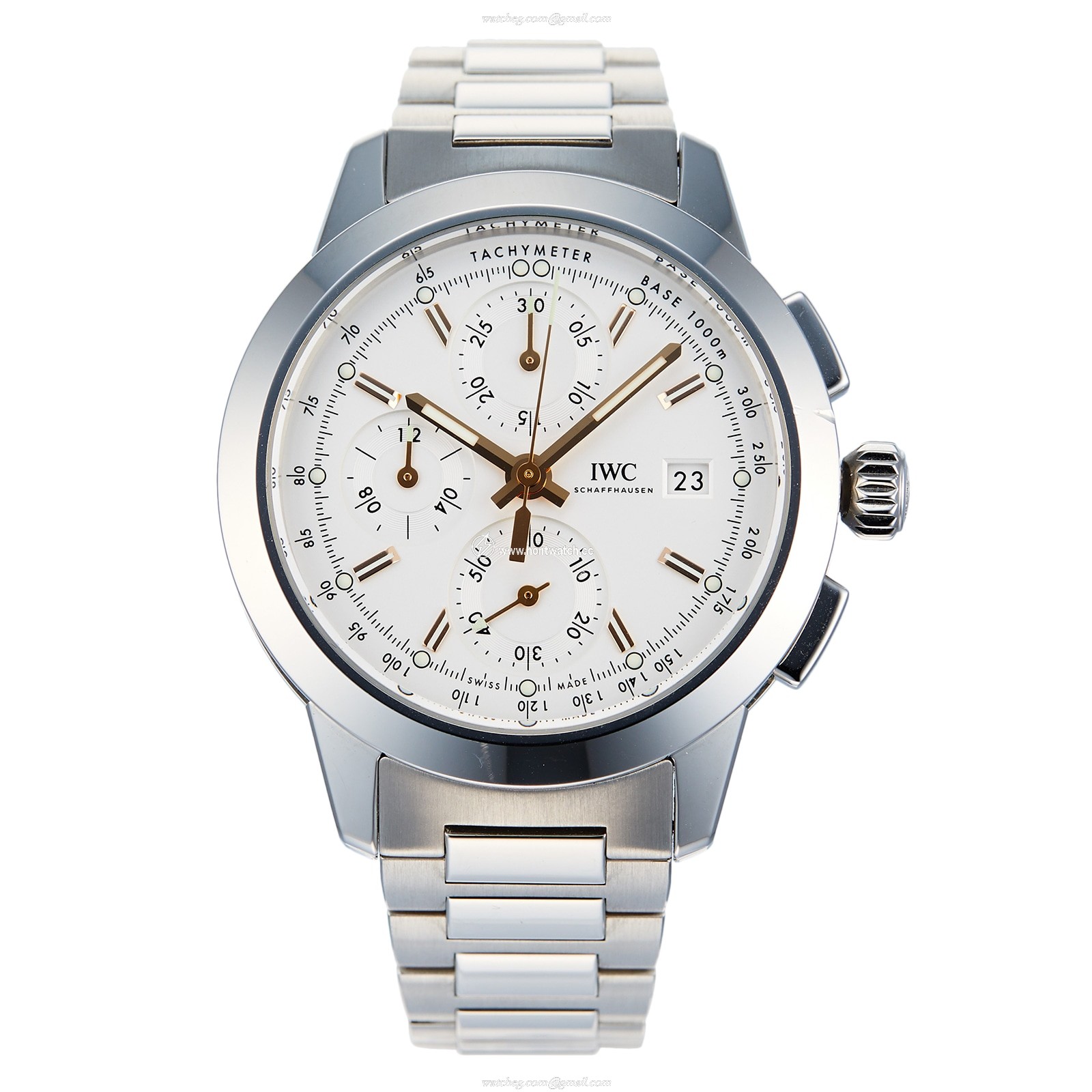 IWC Ingenieur IW380801 Automatic Chronograph - 42mm Stainless Steel - Silver Dial