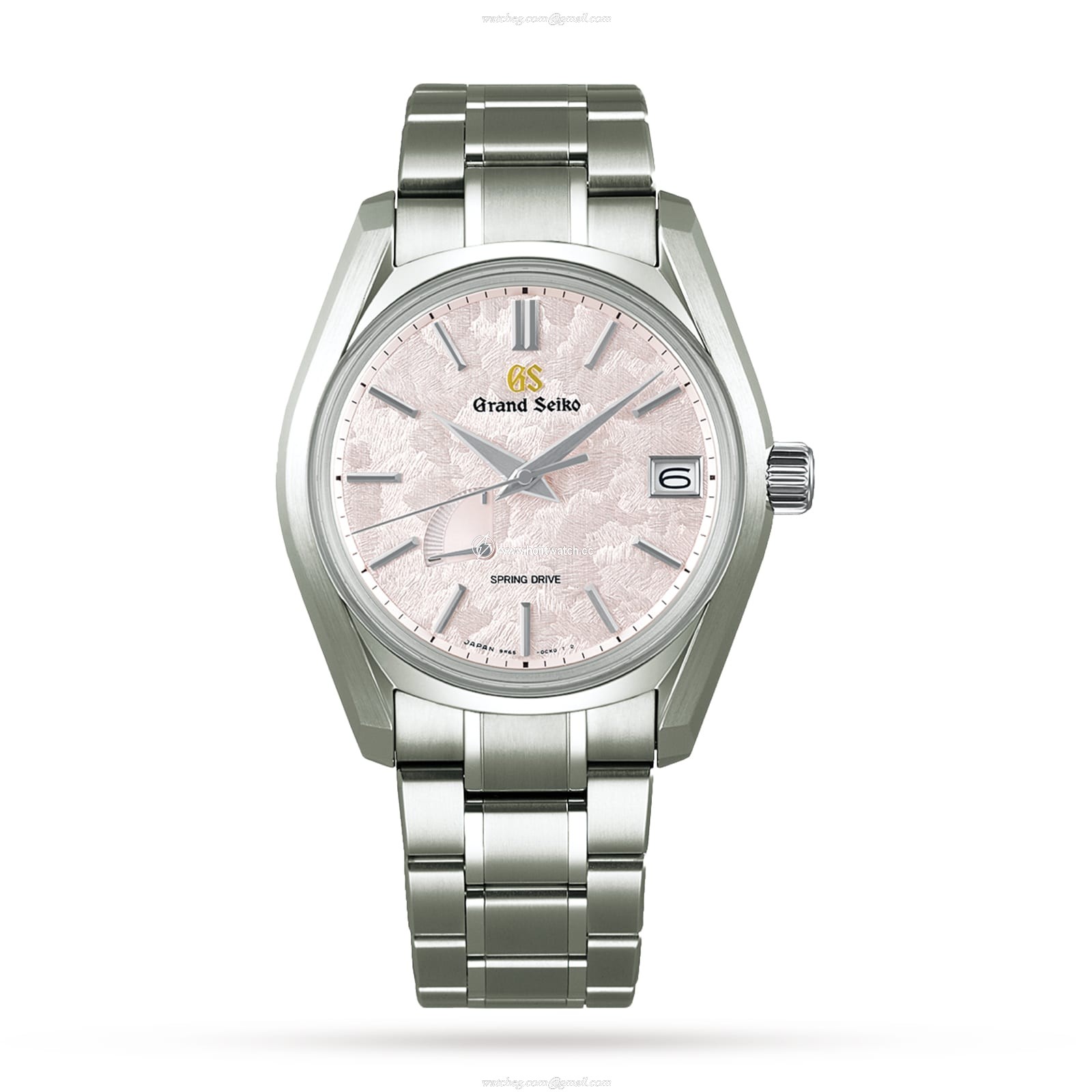 Grand Seiko SBGA413 Titanium Automatic Pink Replica - 100M Water Resistant - 40mm Diameter