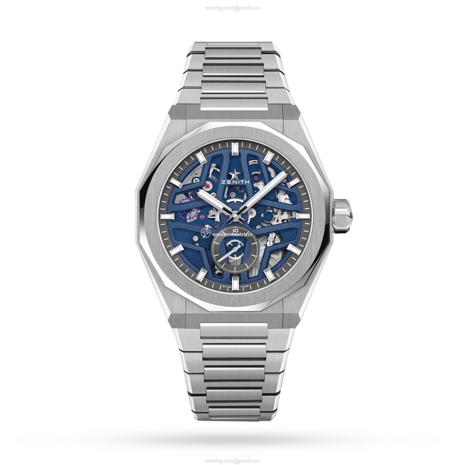 Zenith Defy Skyline Automatic Blue Watch - 41mm Stainless Steel