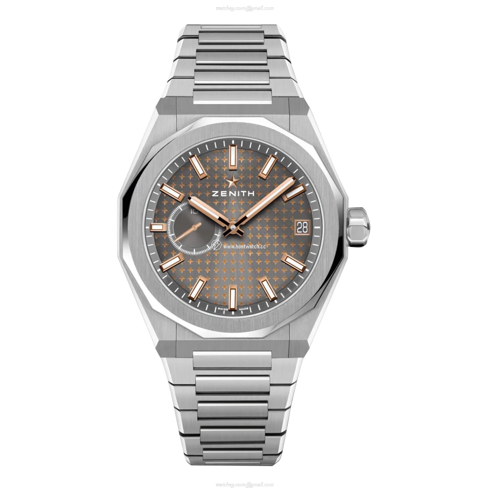 Zenith Defy Skyline Automatic Watch - 41mm Stainless Steel Silver Dial