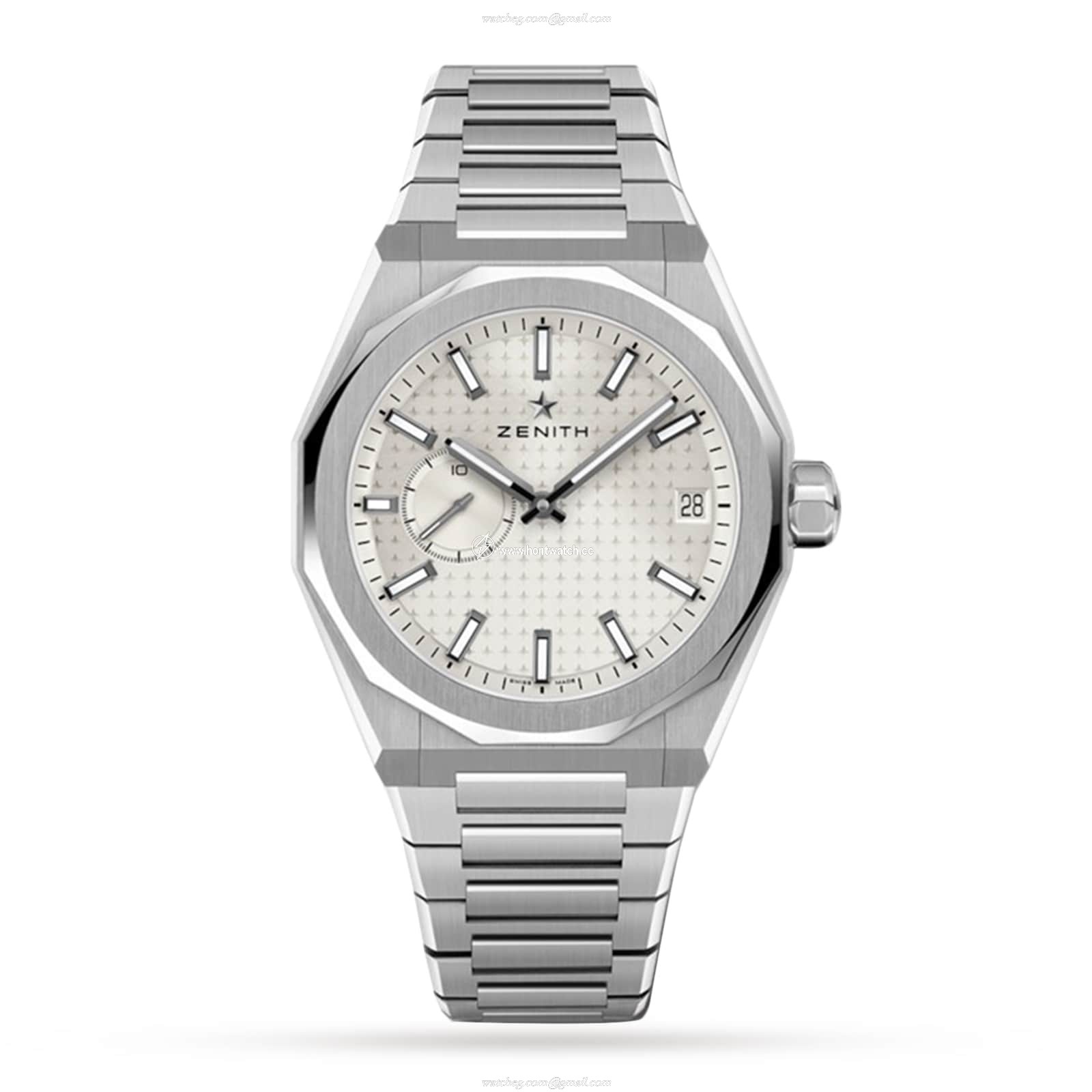 Zenith Defy Skyline Automatic Watch - 41mm Stainless Steel - White Dial
